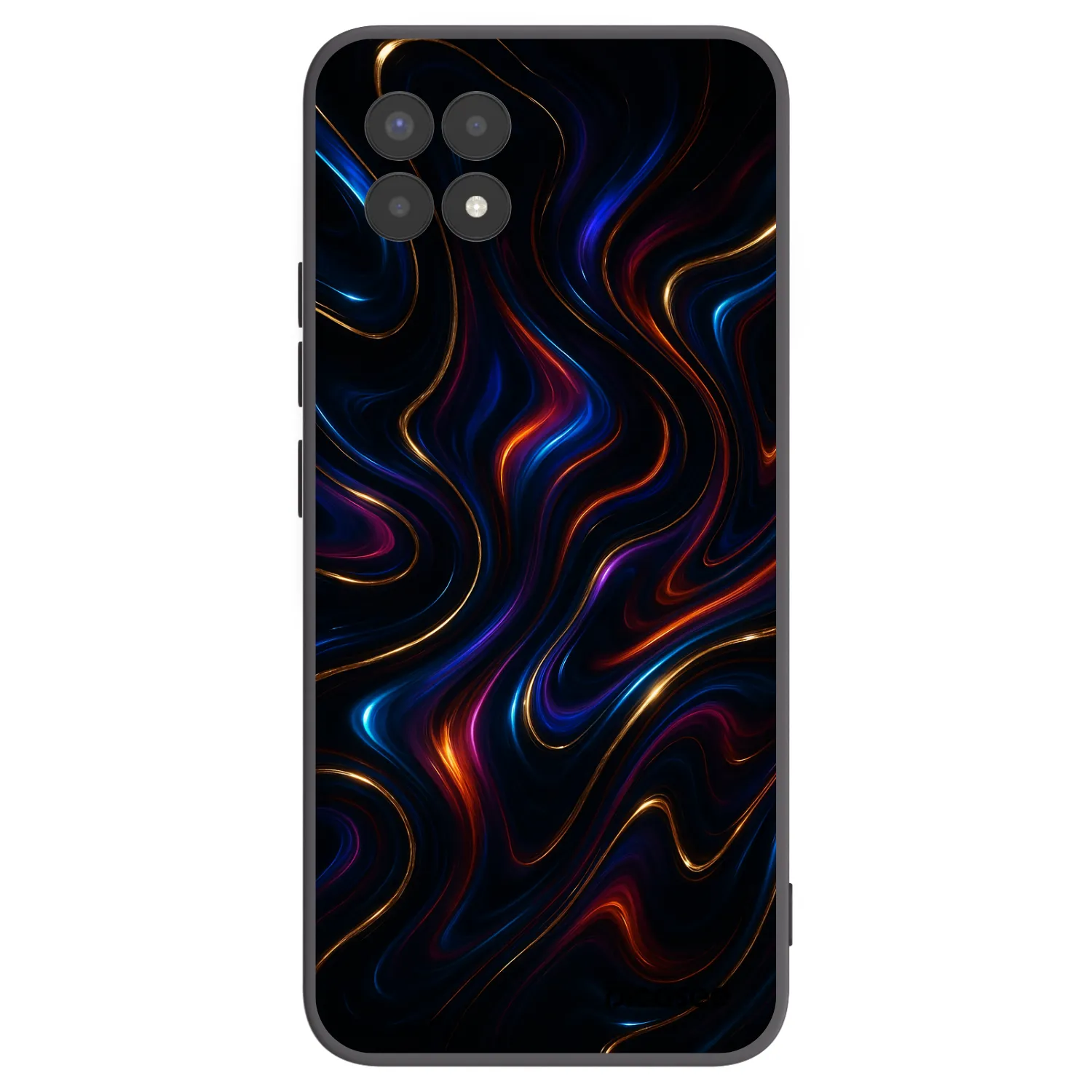 Picasee silikonowe czarne etui na Realme 8i - Noir