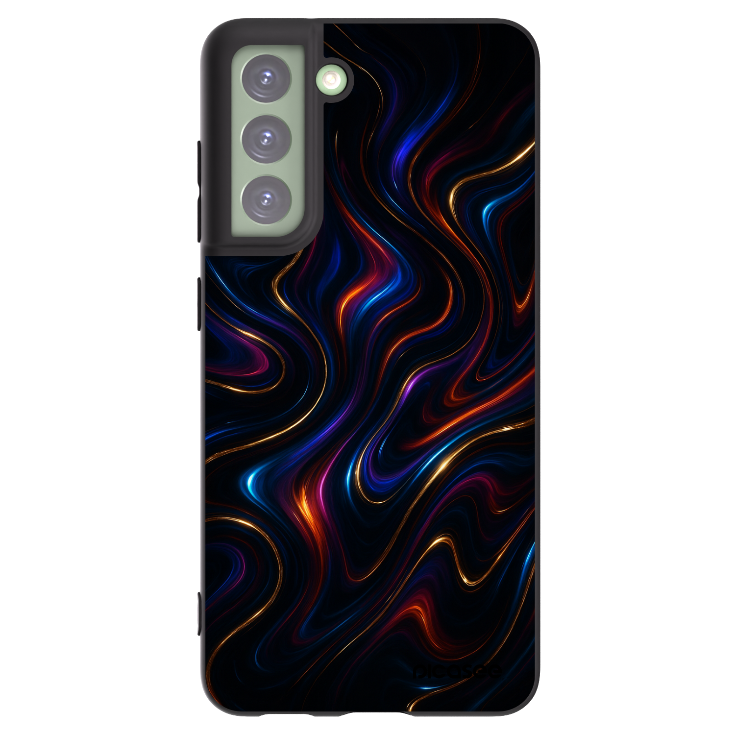 Picasee silikonowe czarne etui na Samsung Galaxy S21 FE 5G - Noir