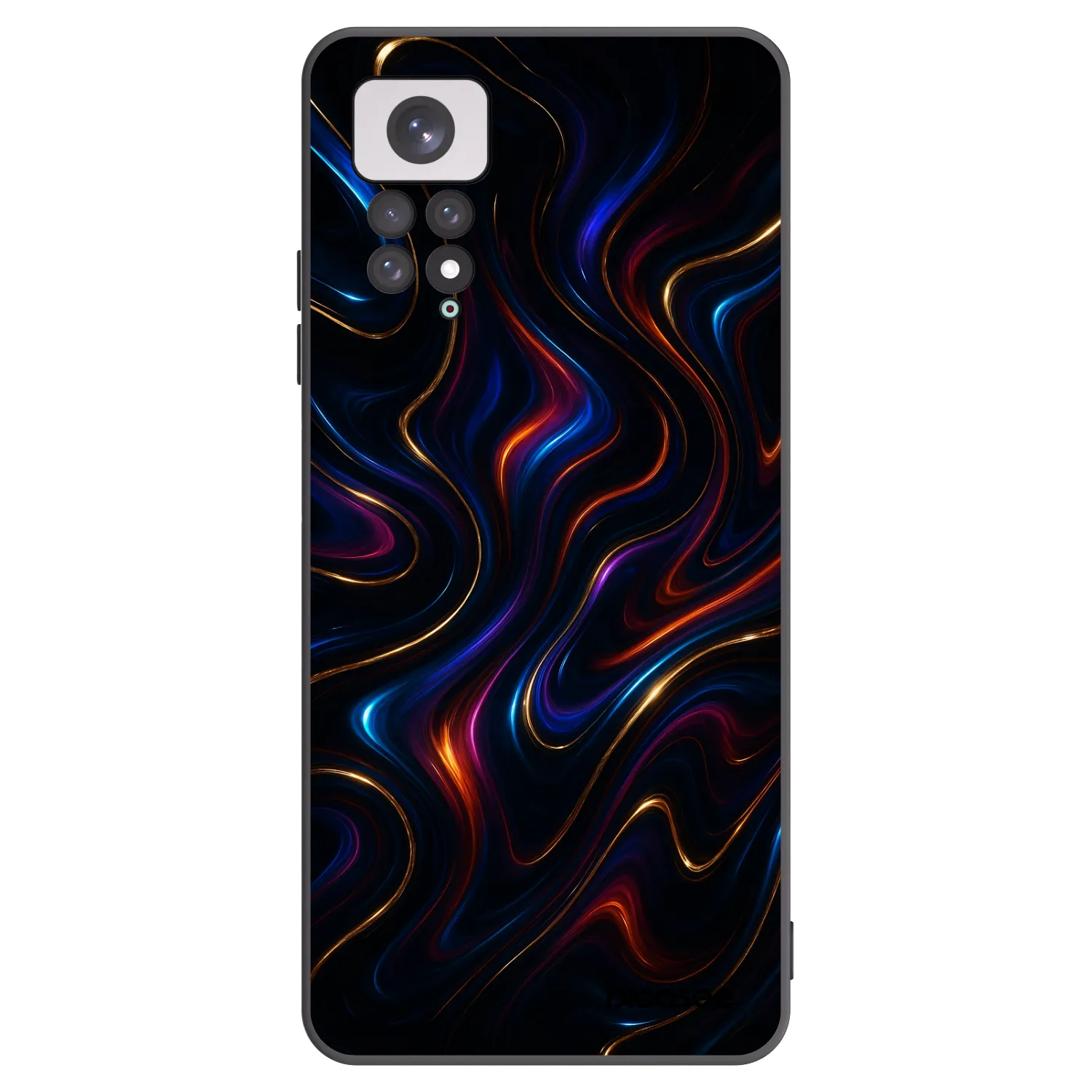Picasee silikonowe czarne etui na Xiaomi Redmi Note 11 - Noir