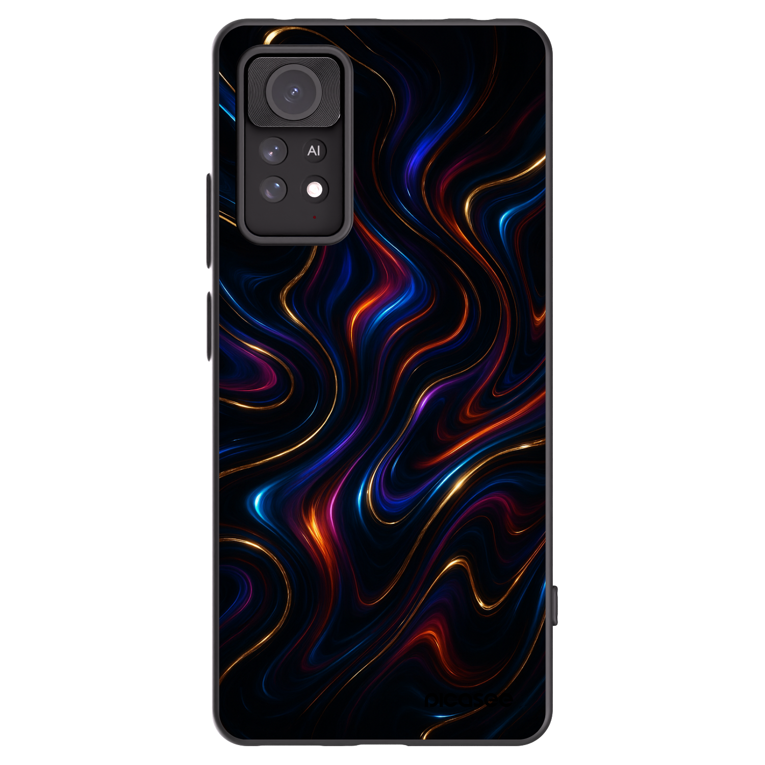 Picasee silikonowe czarne etui na Xiaomi Redmi Note 11 Pro 5G - Noir