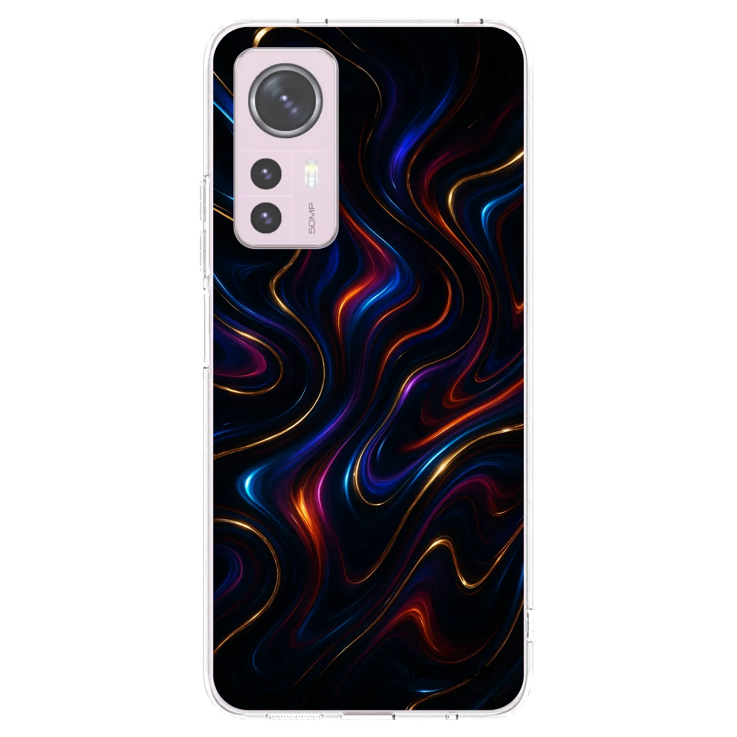 Picasee silikonowe przeźroczyste etui na Xiaomi 12 - Noir