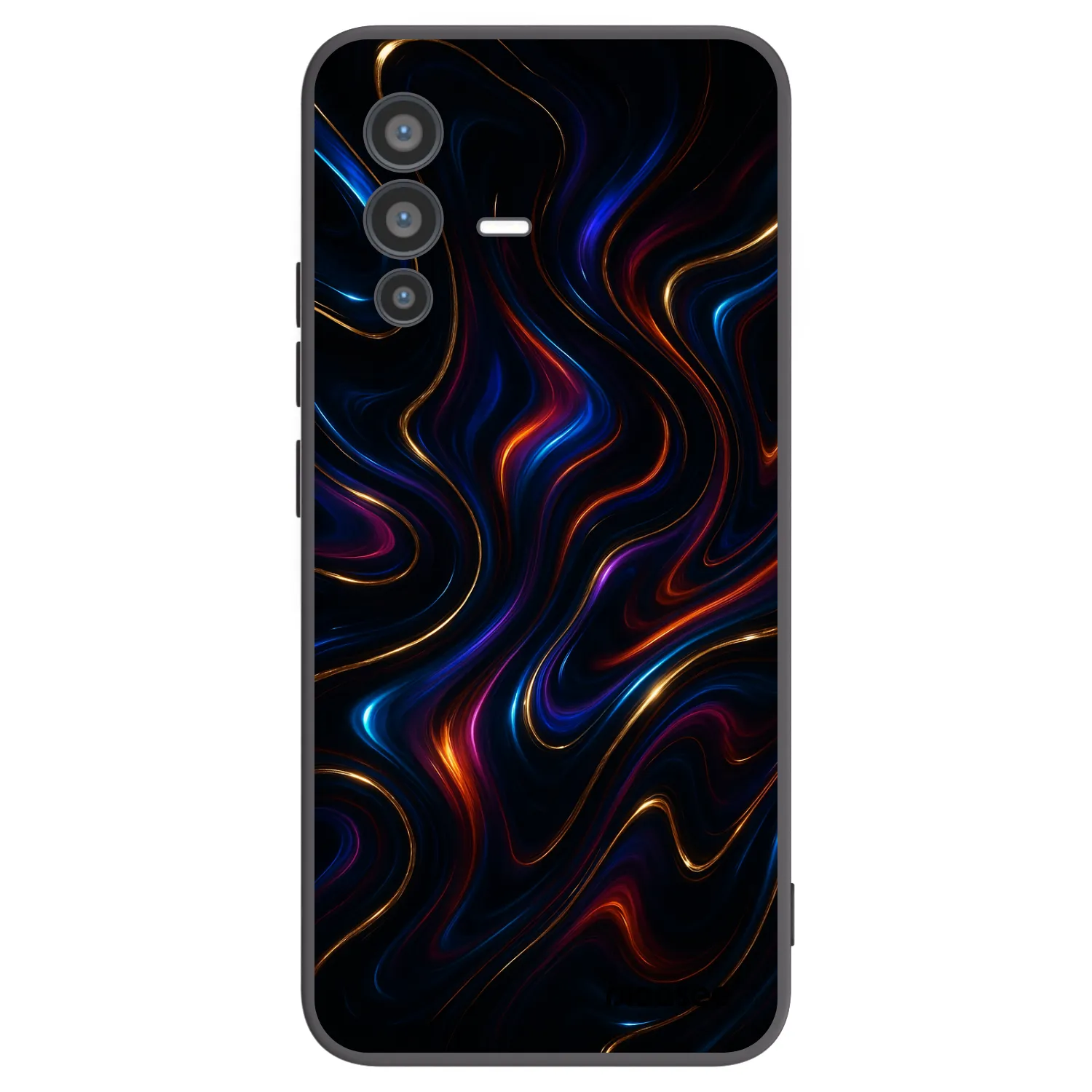Picasee silikonowe czarne etui na Vivo V23 5G - Noir