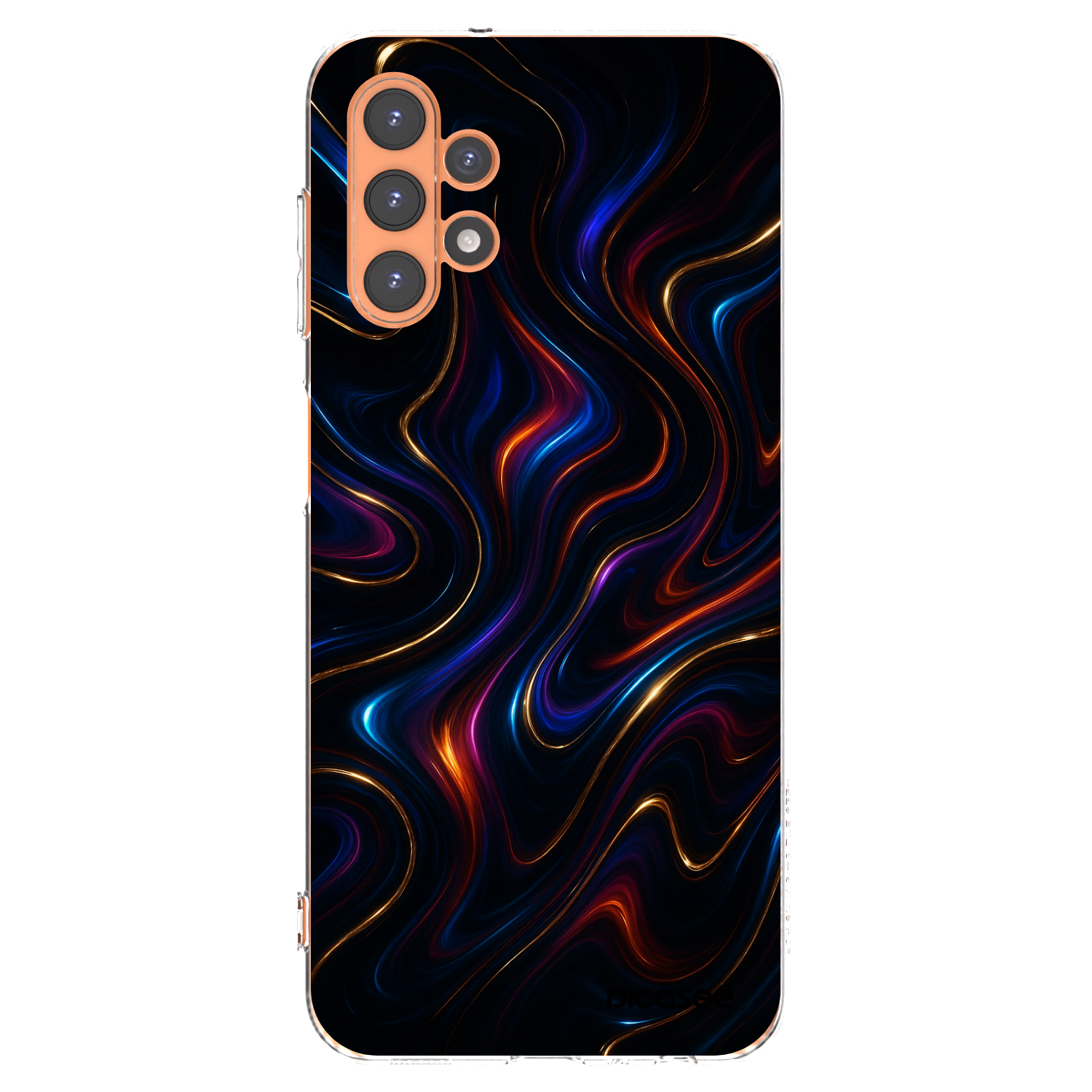 Picasee silikonowe przeźroczyste etui na Samsung Galaxy A13 4G A135 - Noir