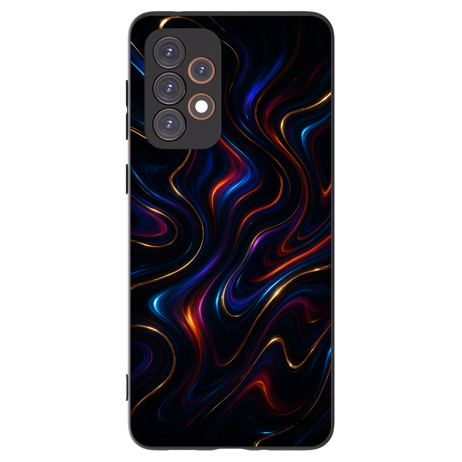 Picasee silikonowe czarne etui na Samsung Galaxy A33 5G A336 - Noir
