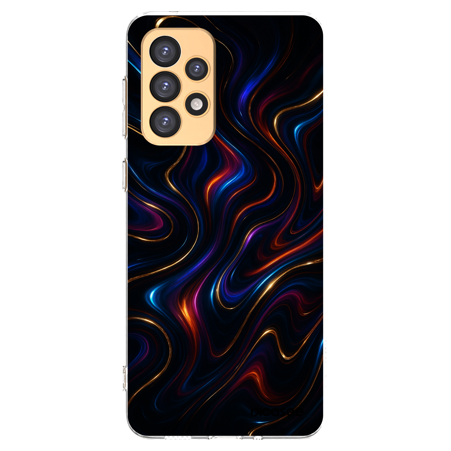 Picasee silikonowe przeźroczyste etui na Samsung Galaxy A33 5G A336 - Noir