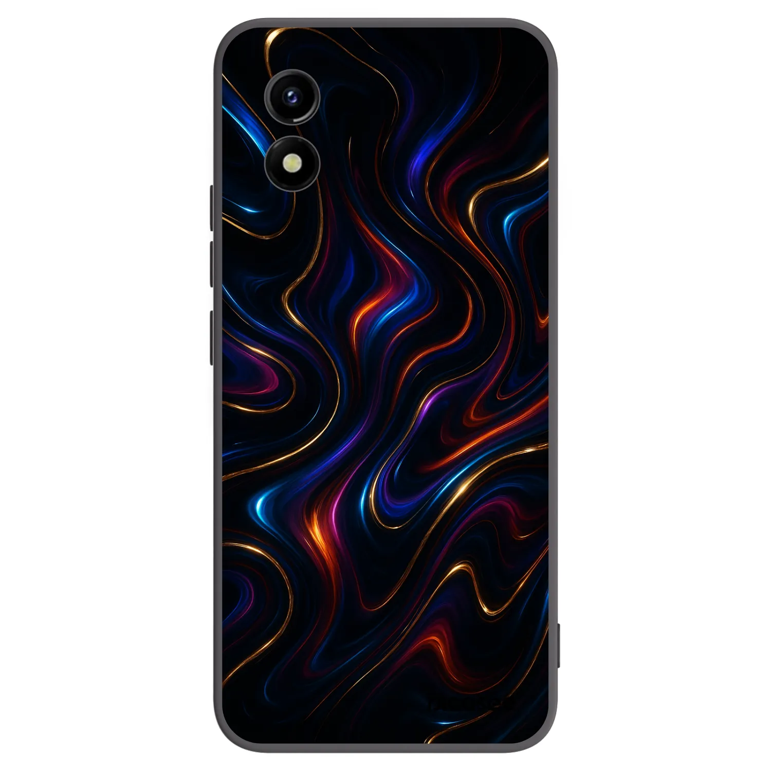 Picasee silikonowe czarne etui na Vivo Y01 - Noir