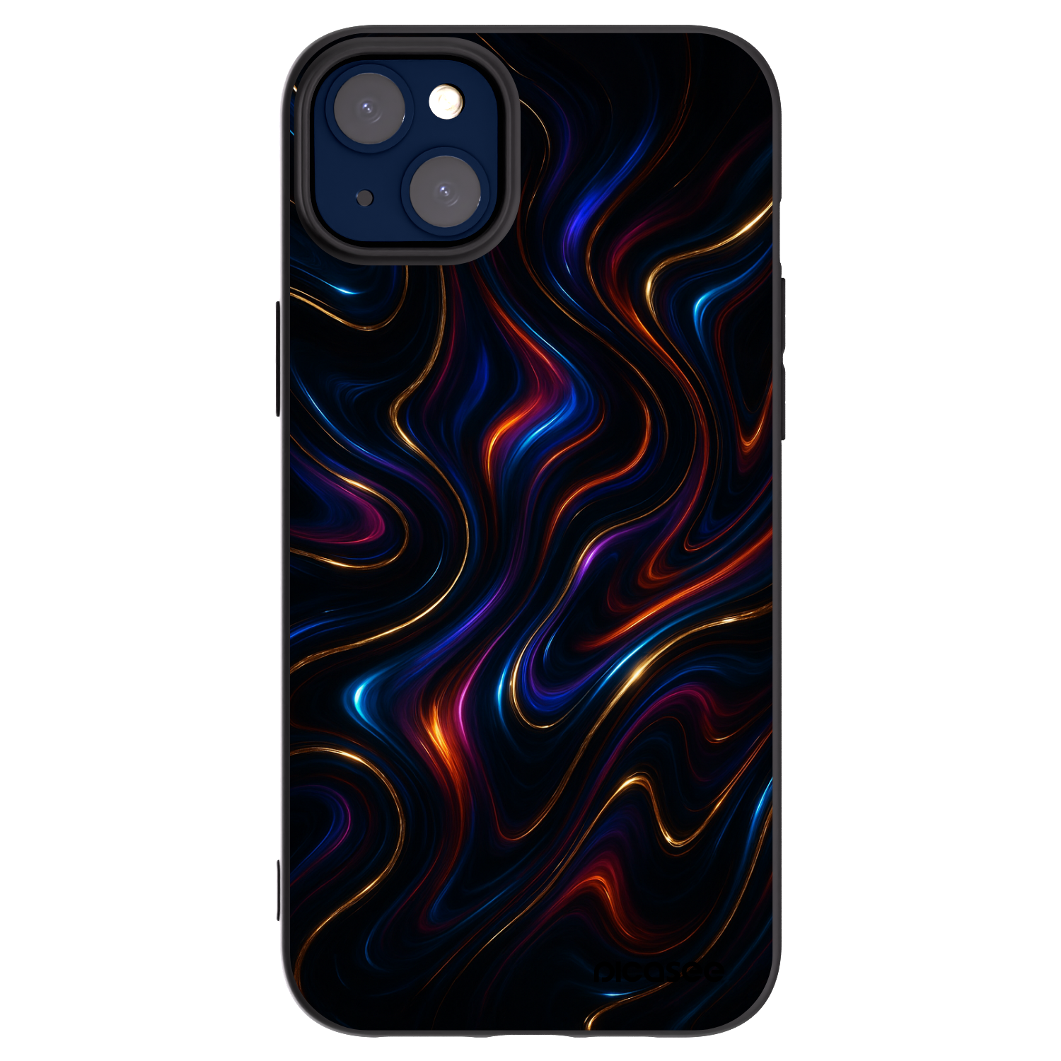 Picasee silikonowe czarne etui na Apple iPhone 14 Plus - Noir