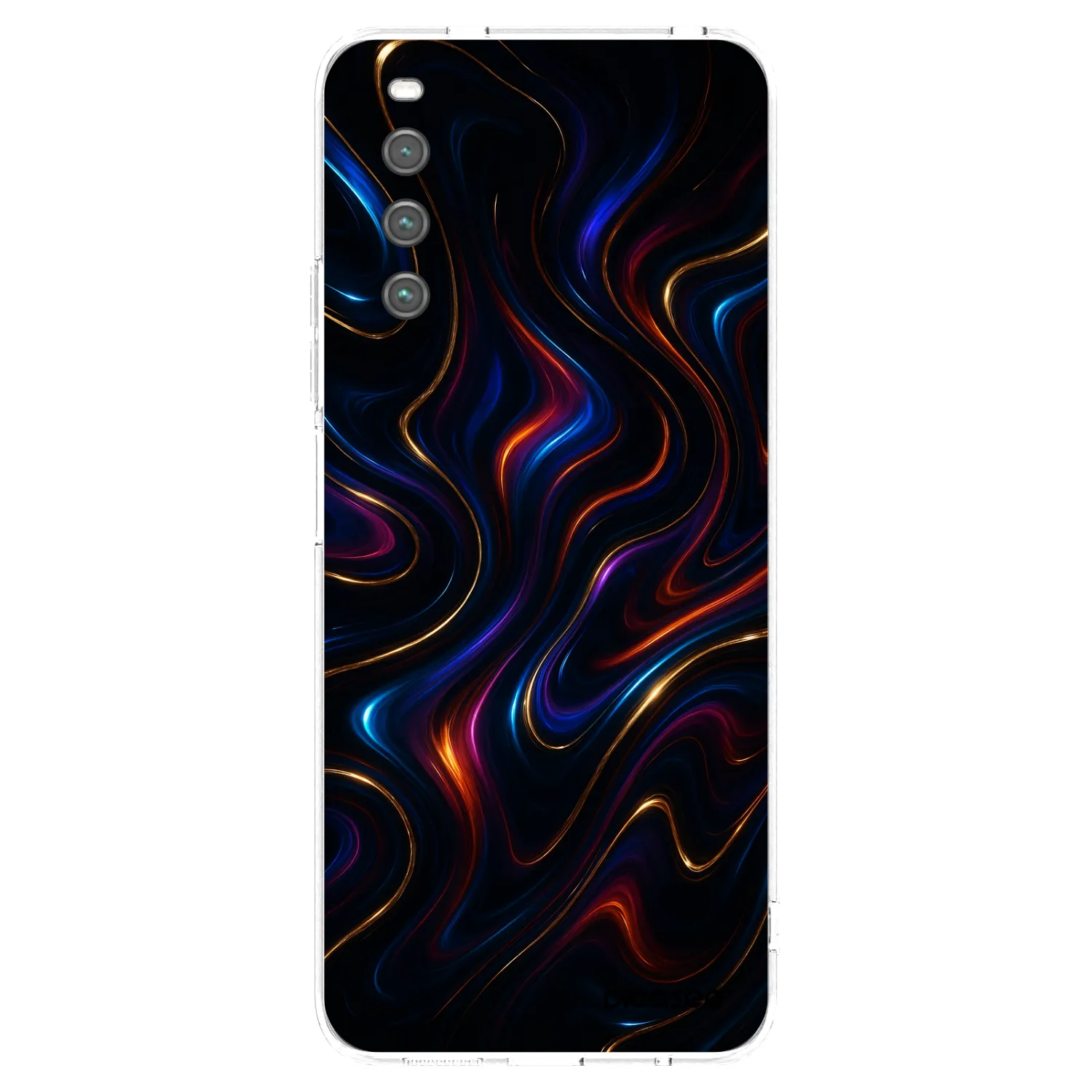 Picasee silikonowe przeźroczyste etui na Sony Xperia 10 IV 5G - Noir