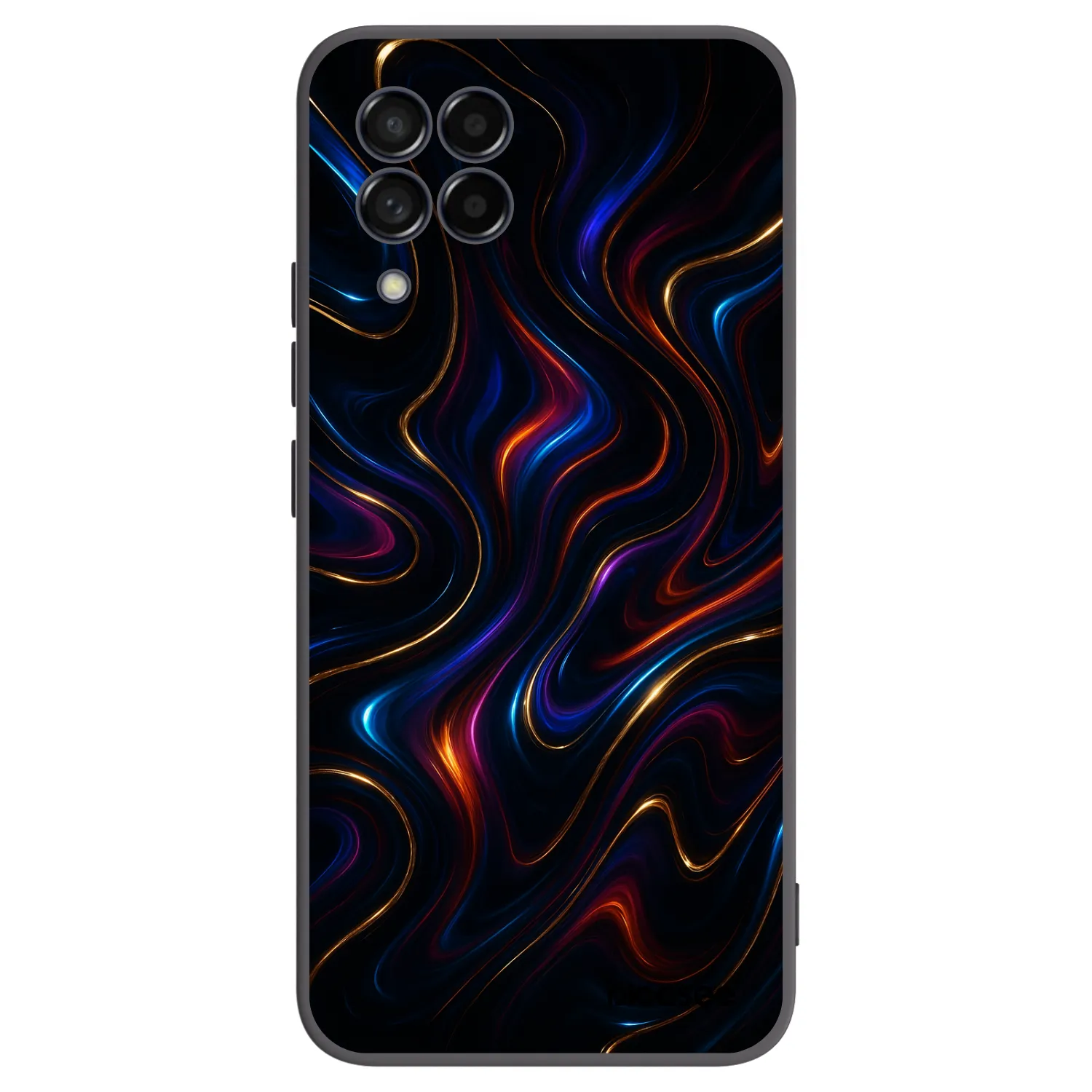 Picasee silikonowe czarne etui na Samsung Galaxy M53 5G - Noir