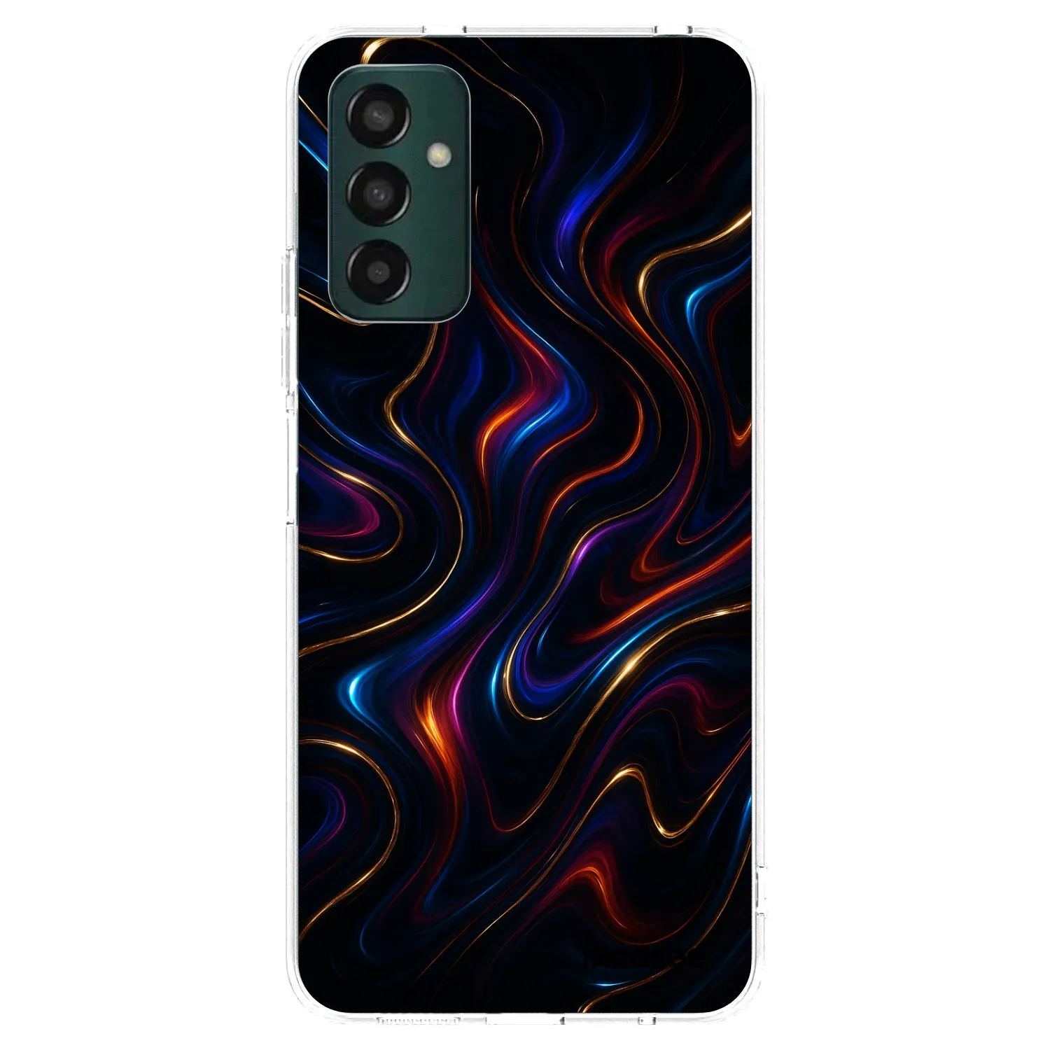 Picasee silikonowe przeźroczyste etui na Samsung Galaxy M13 M135F - Noir