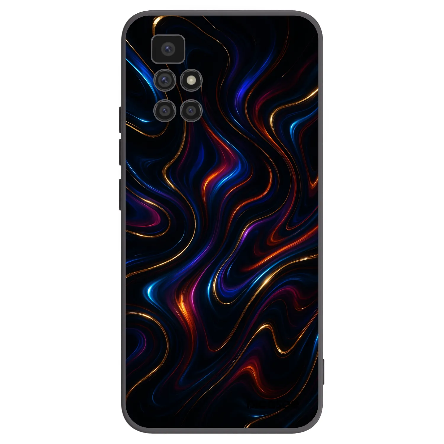 Picasee silikonowe czarne etui na Xiaomi Redmi 10 (2022) - Noir