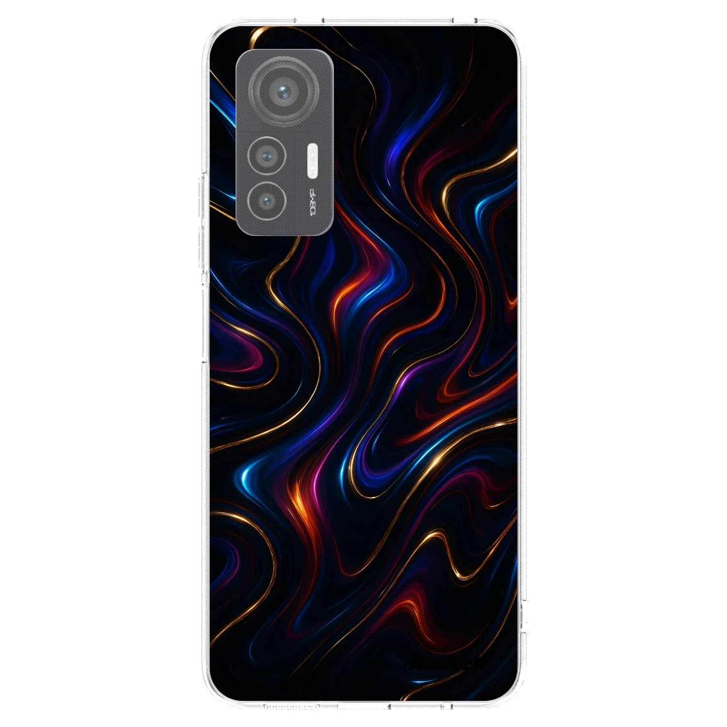 Picasee silikonowe przeźroczyste etui na Xiaomi 12 Lite - Noir