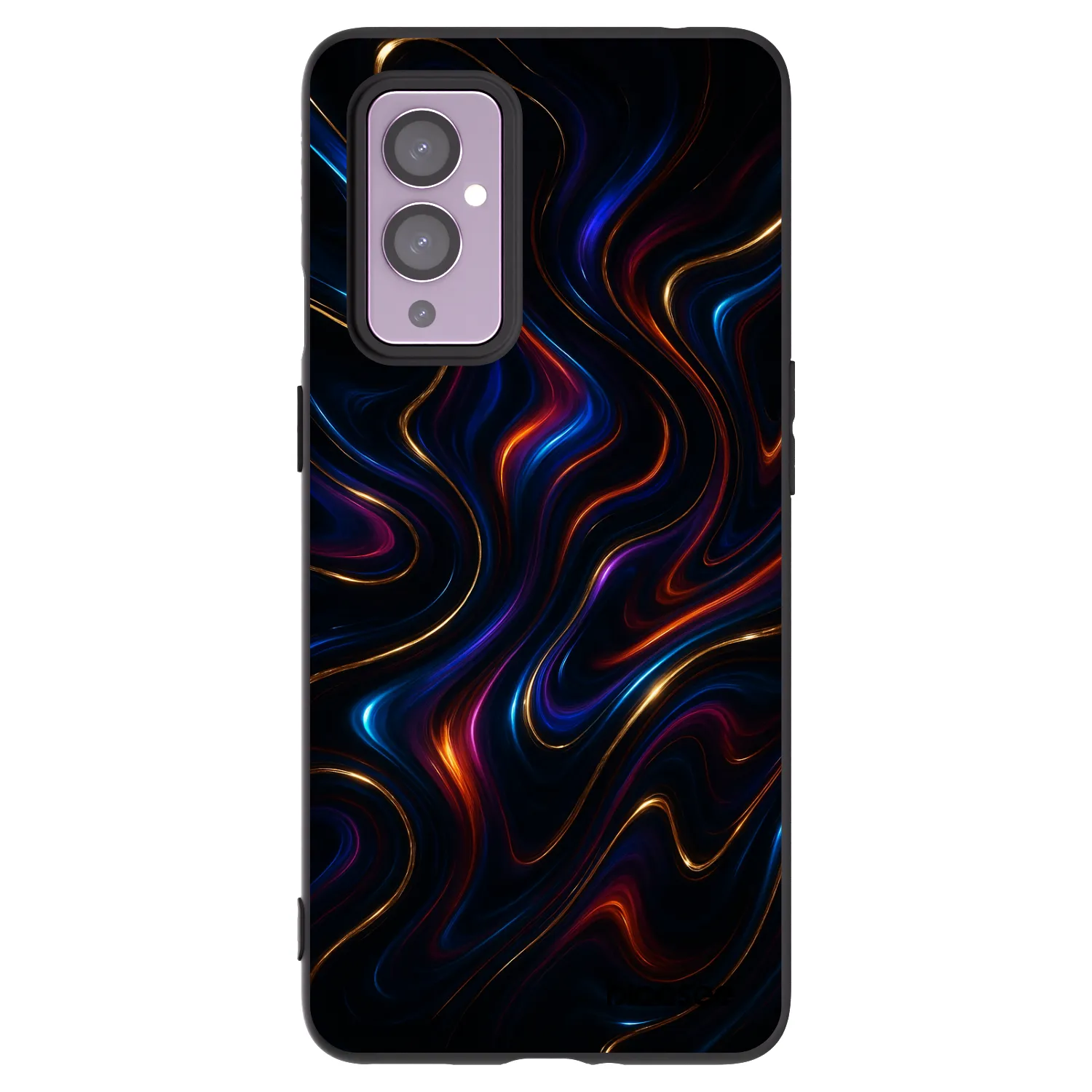 Picasee silikonowe czarne etui na OnePlus 9 - Noir