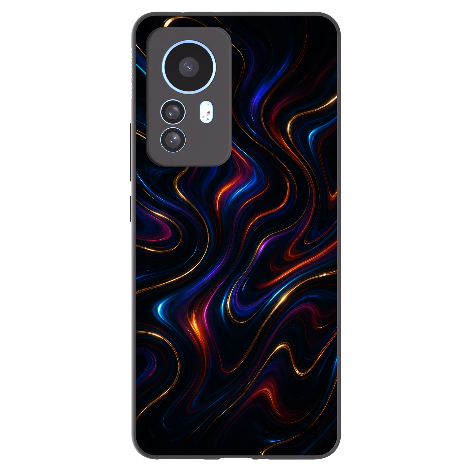 Picasee silikonowe czarne etui na Xiaomi 12T Pro - Noir