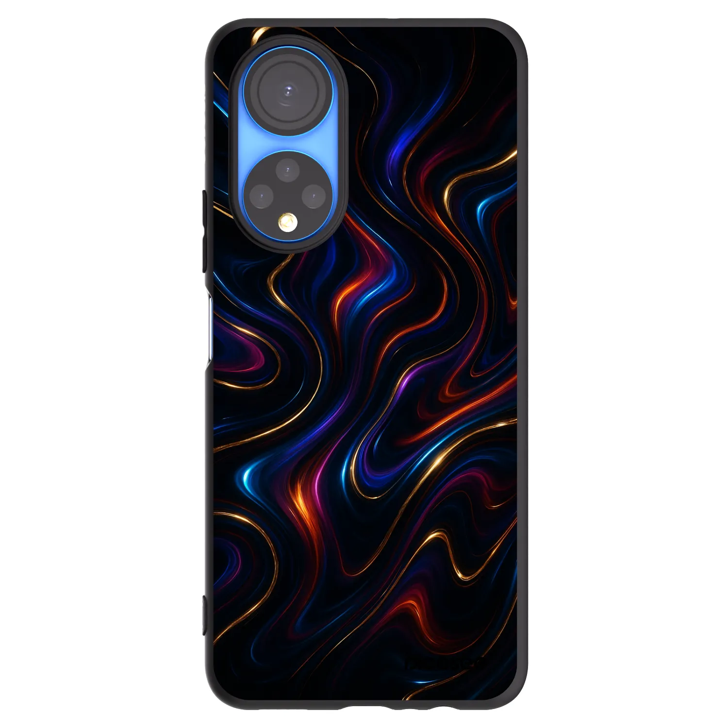 Picasee silikonowe czarne etui na Honor X7 - Noir