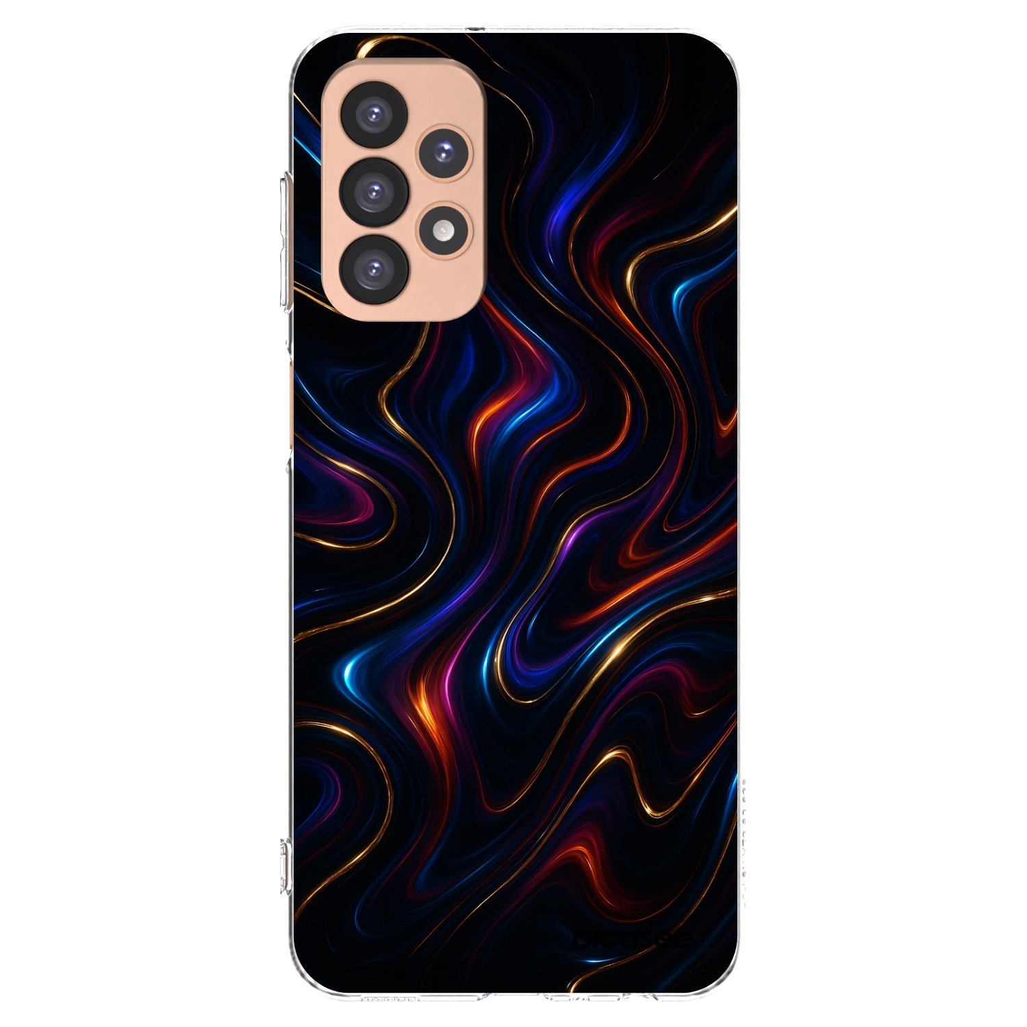Picasee silikonowe przeźroczyste etui na Samsung Galaxy A23 A236B 5G - Noir
