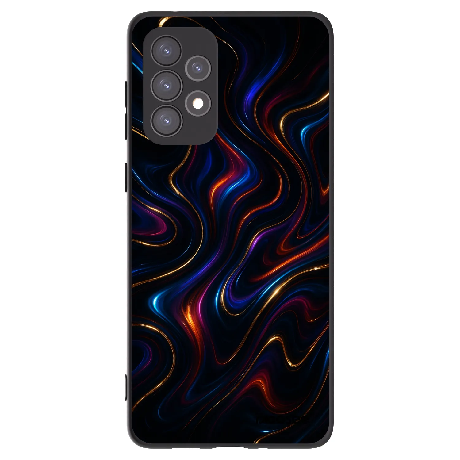 Picasee silikonowe czarne etui na Samsung Galaxy A73 5G - Noir