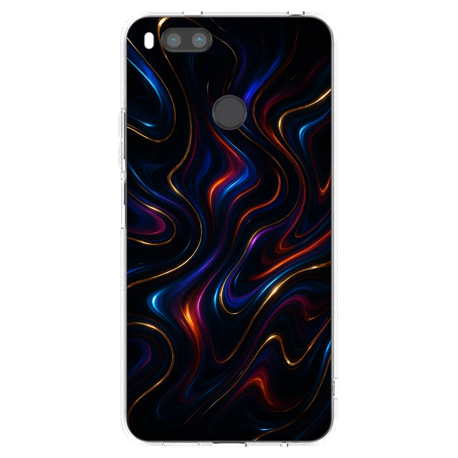 Picasee silikonowe przeźroczyste etui na Xiaomi Redmi A1 - Noir