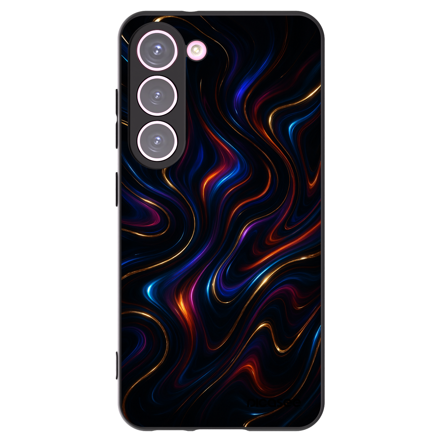 Picasee silikonowe czarne etui na Samsung Galaxy S23 5G - Noir