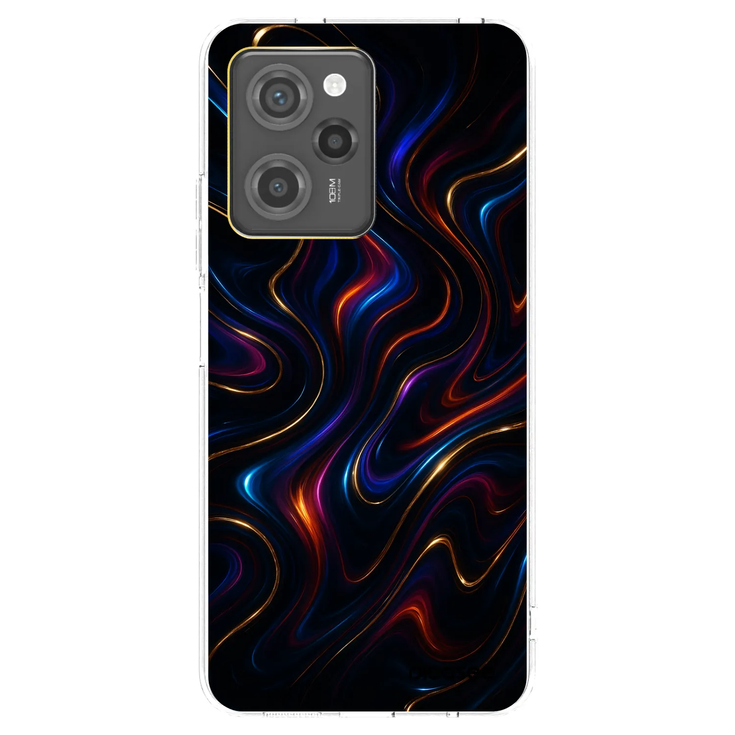Picasee silikonowe przeźroczyste etui na Xiaomi Poco X5 Pro - Noir