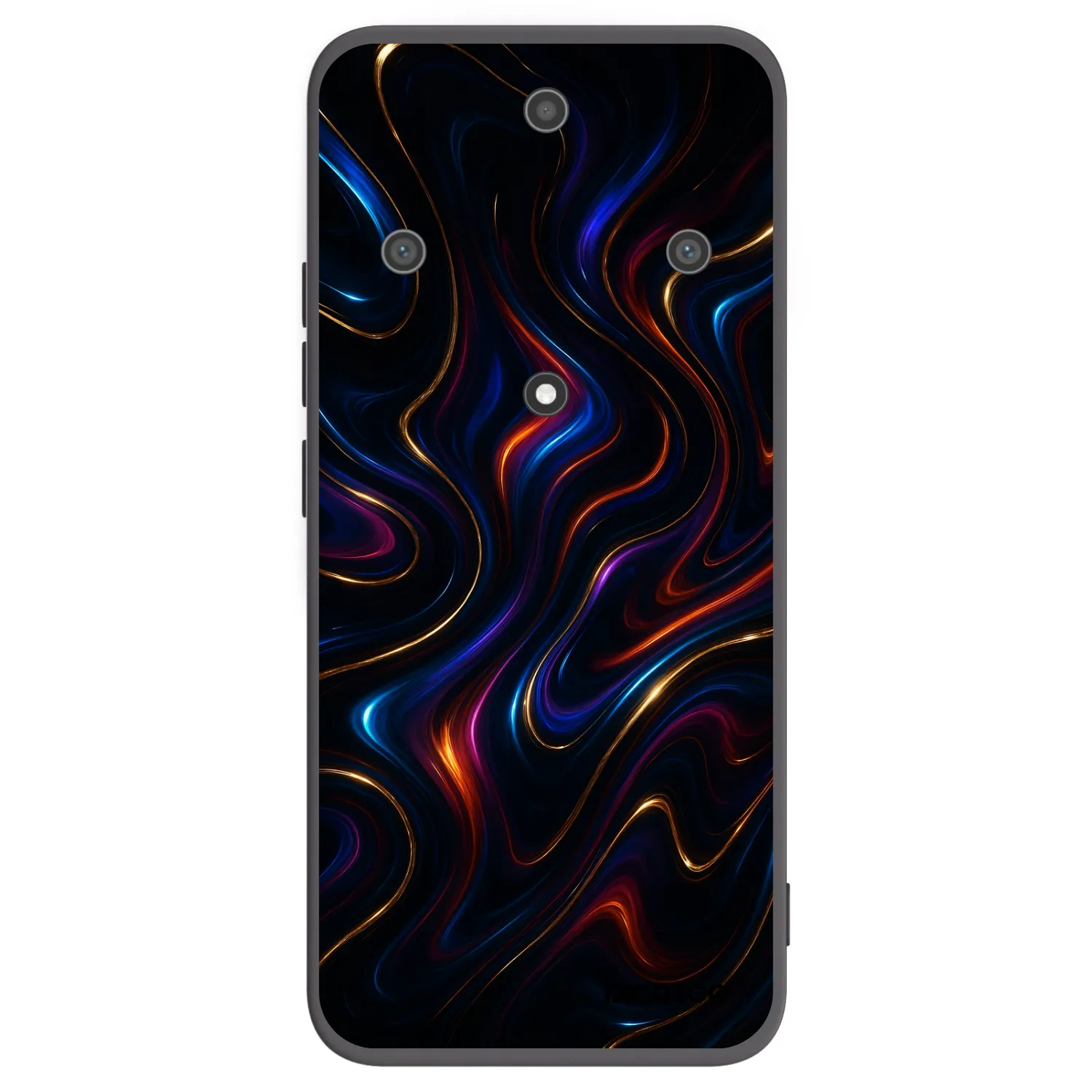 Picasee silikonowe czarne etui na Honor Magic5 Lite 5G - Noir