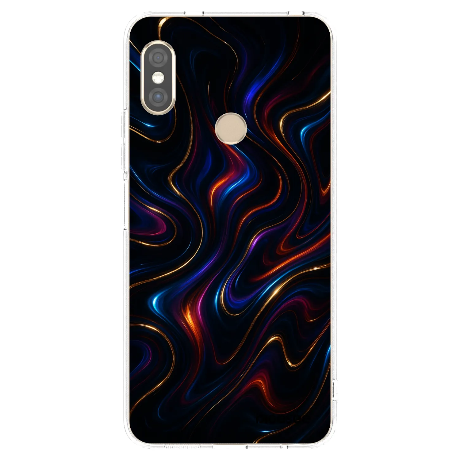 Picasee silikonowe przeźroczyste etui na Xiaomi Redmi Note 5 Global - Noir