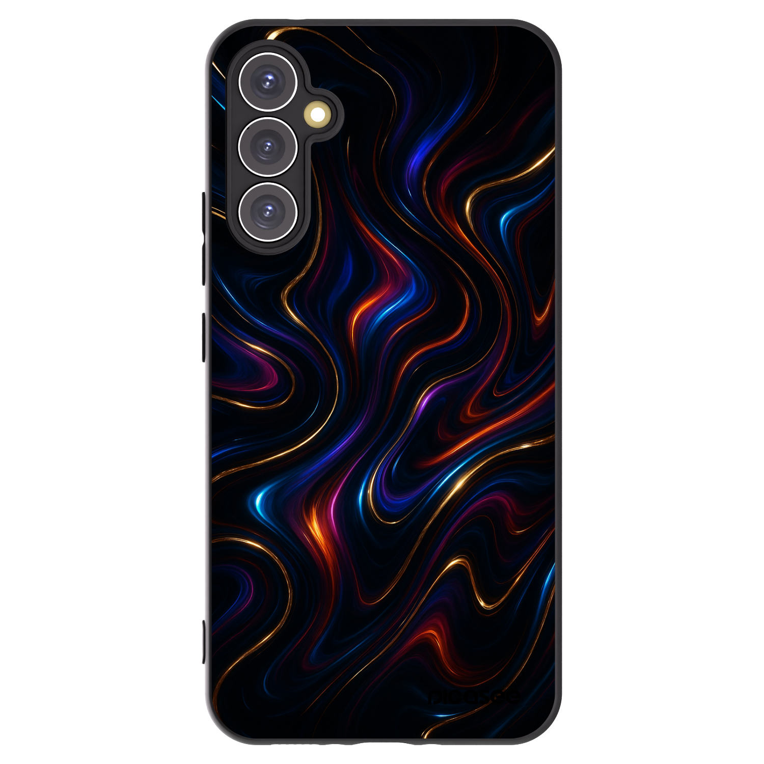 Picasee silikonowe czarne etui na Samsung Galaxy A34 5G A346B - Noir