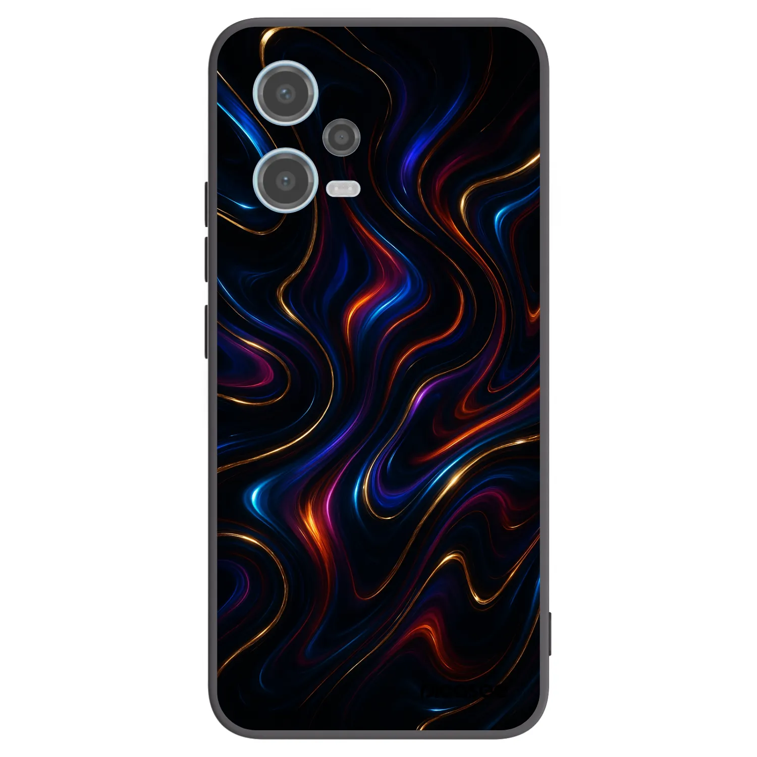 Picasee silikonowe czarne etui na Xiaomi Redmi Note 12 5G - Noir