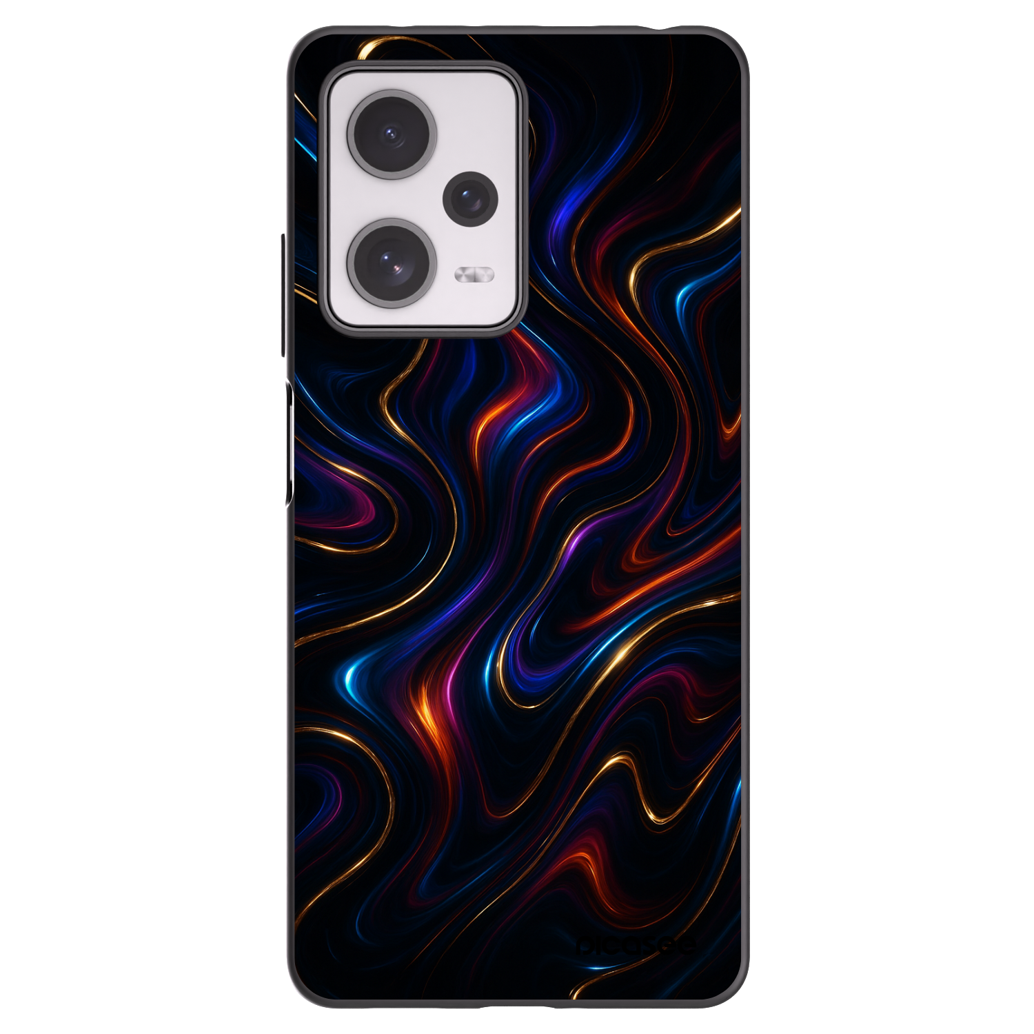 Picasee silikonowe czarne etui na Xiaomi Redmi Note 12 Pro+ 5G - Noir