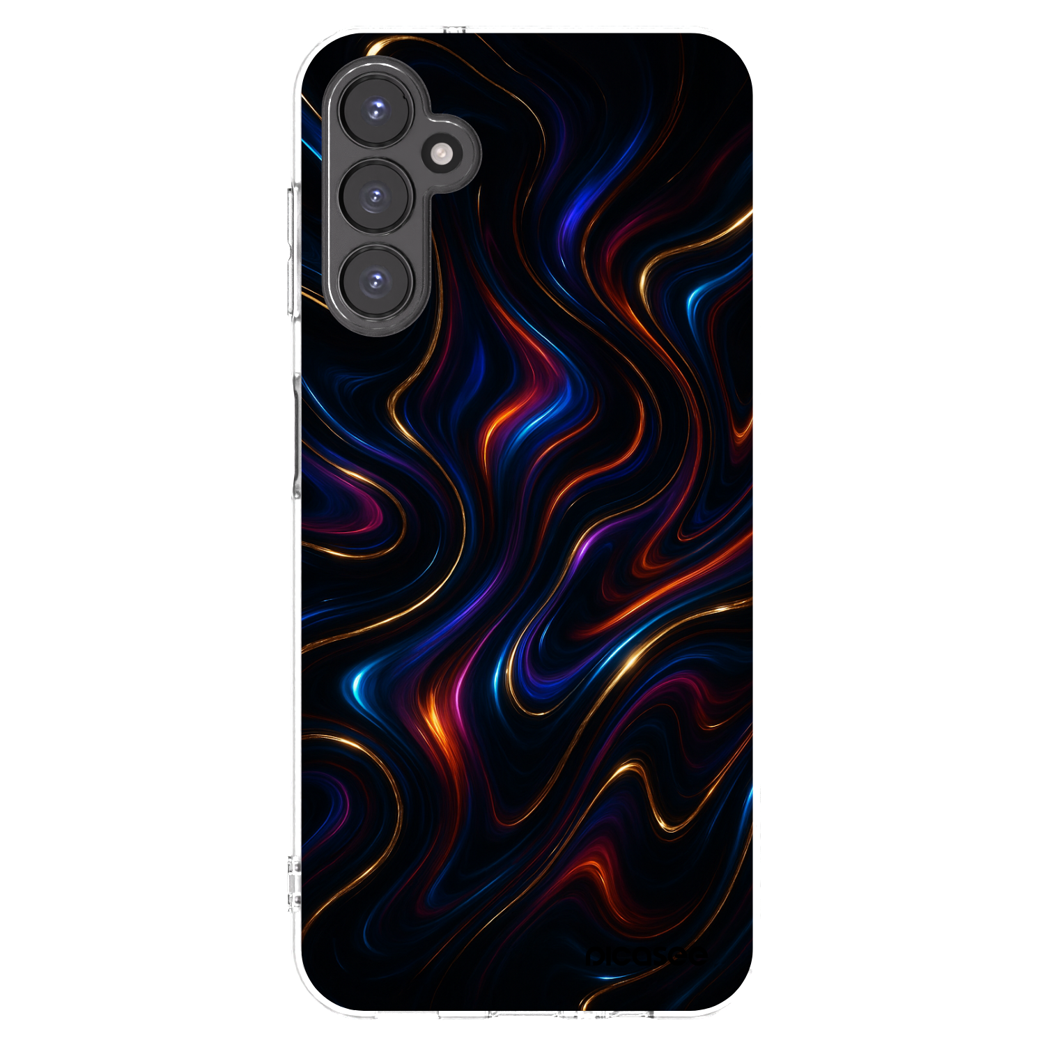 Picasee silikonowe przeźroczyste etui na Samsung Galaxy A14 4G A145R - Noir