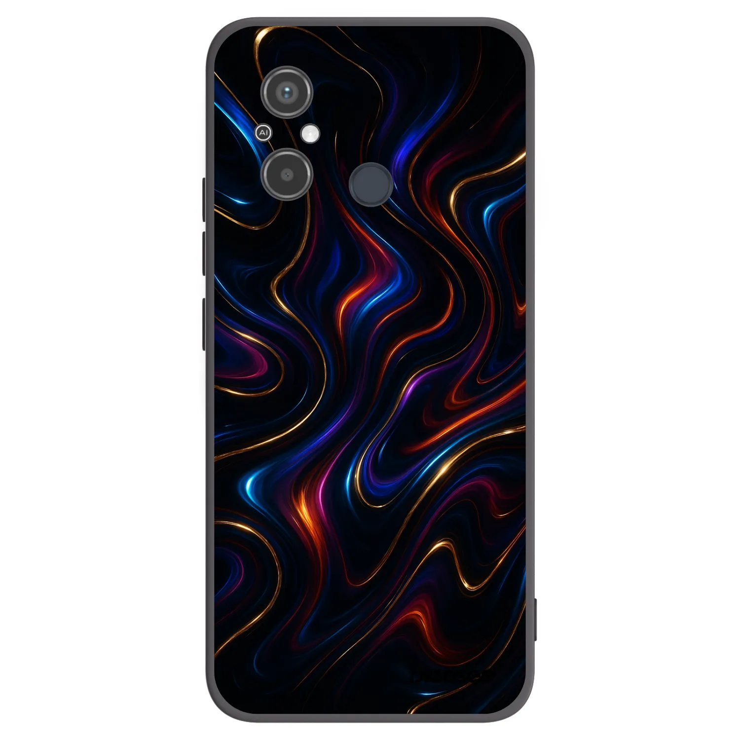 Picasee silikonowe czarne etui na Xiaomi Redmi 12C - Noir