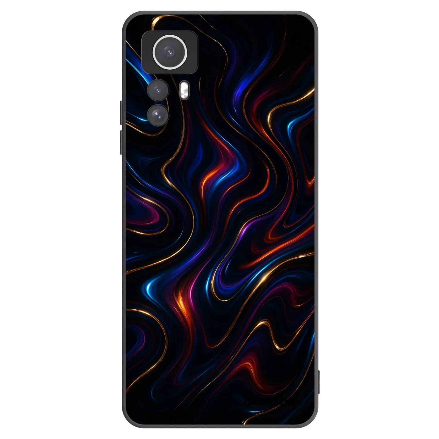 Picasee silikonowe czarne etui na Xiaomi Redmi Note 12S - Noir