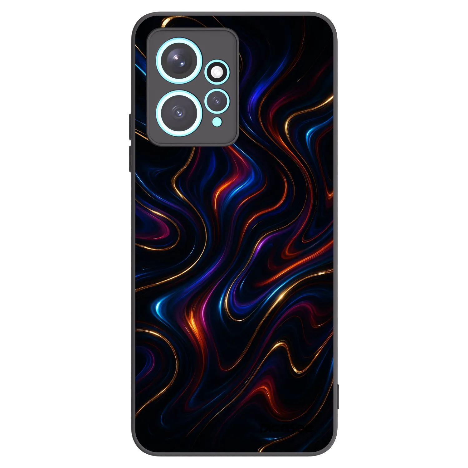 Picasee silikonowe czarne etui na Xiaomi Redmi Note 12 4G - Noir