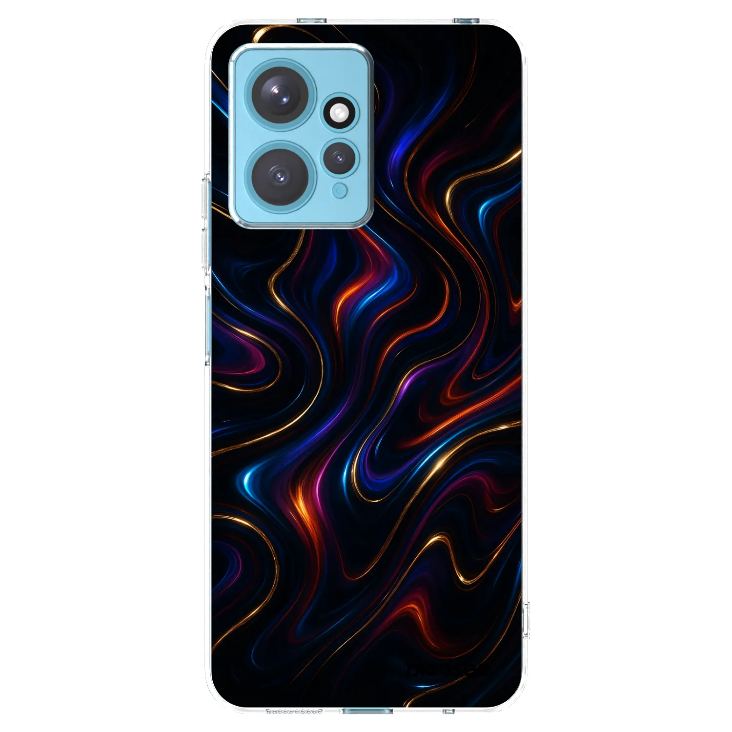 Picasee silikonowe przeźroczyste etui na Xiaomi Redmi Note 12 4G - Noir