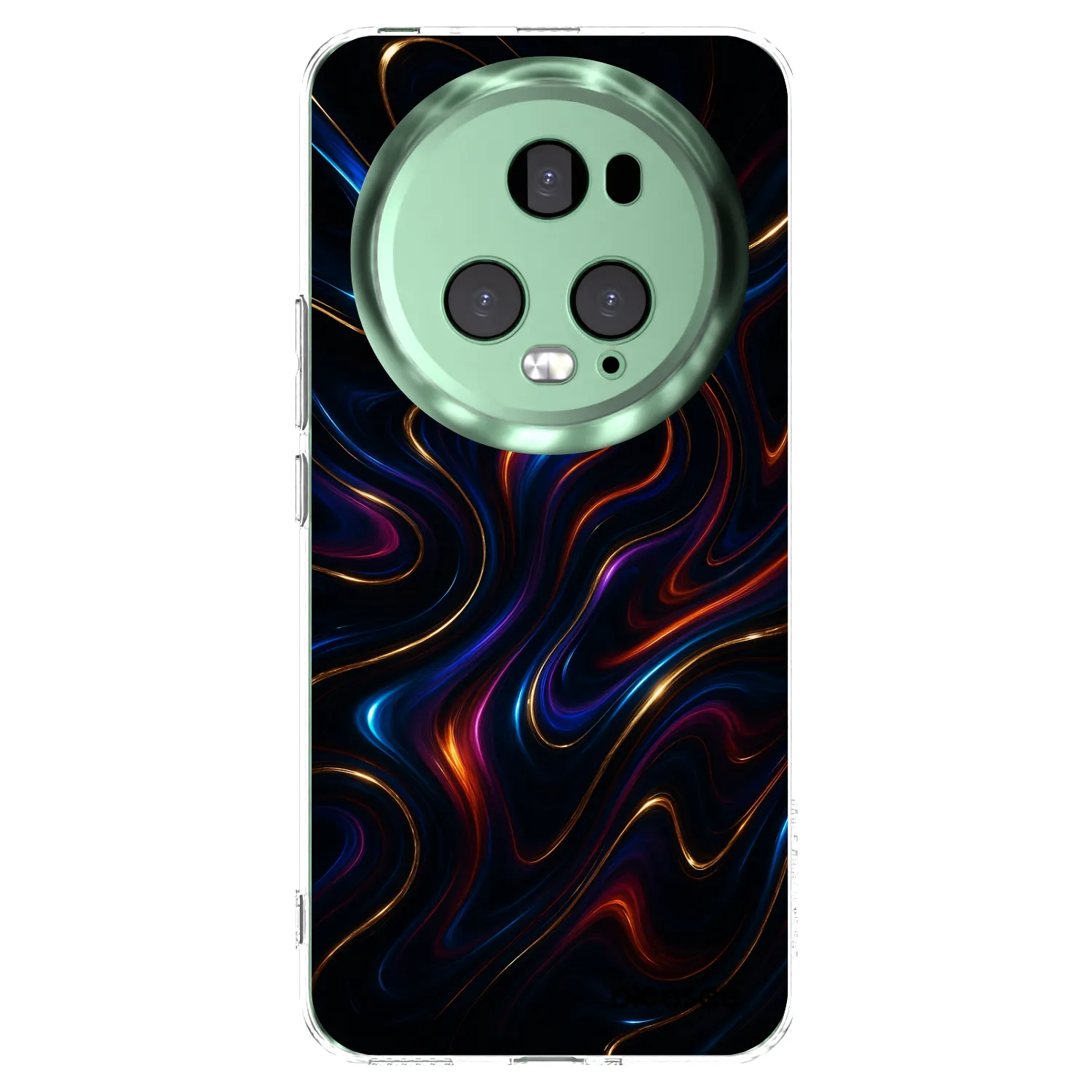 Picasee silikonowe przeźroczyste etui na Honor Magic5 Pro - Noir