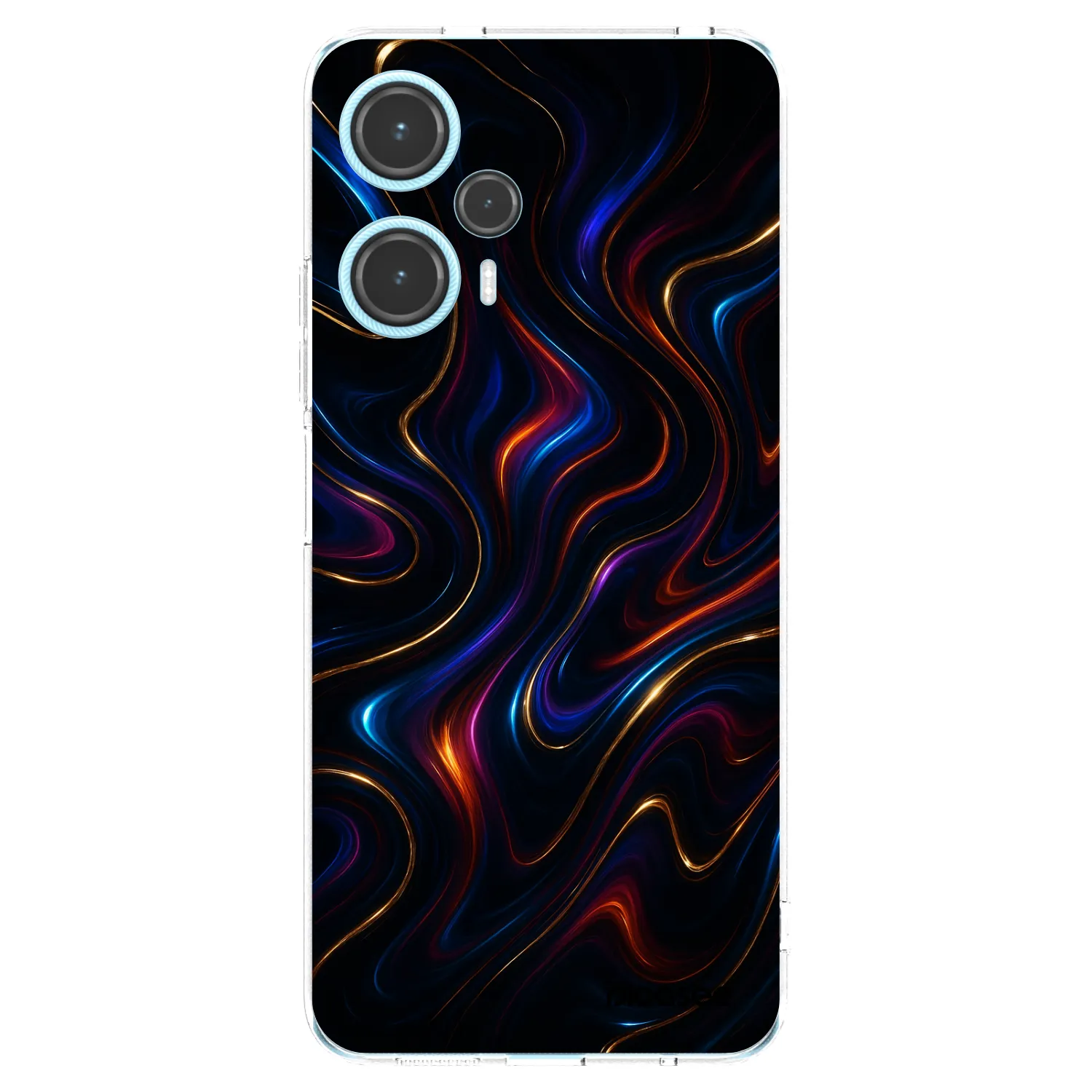 Picasee silikonowe przeźroczyste etui na Xiaomi Poco F5 - Noir