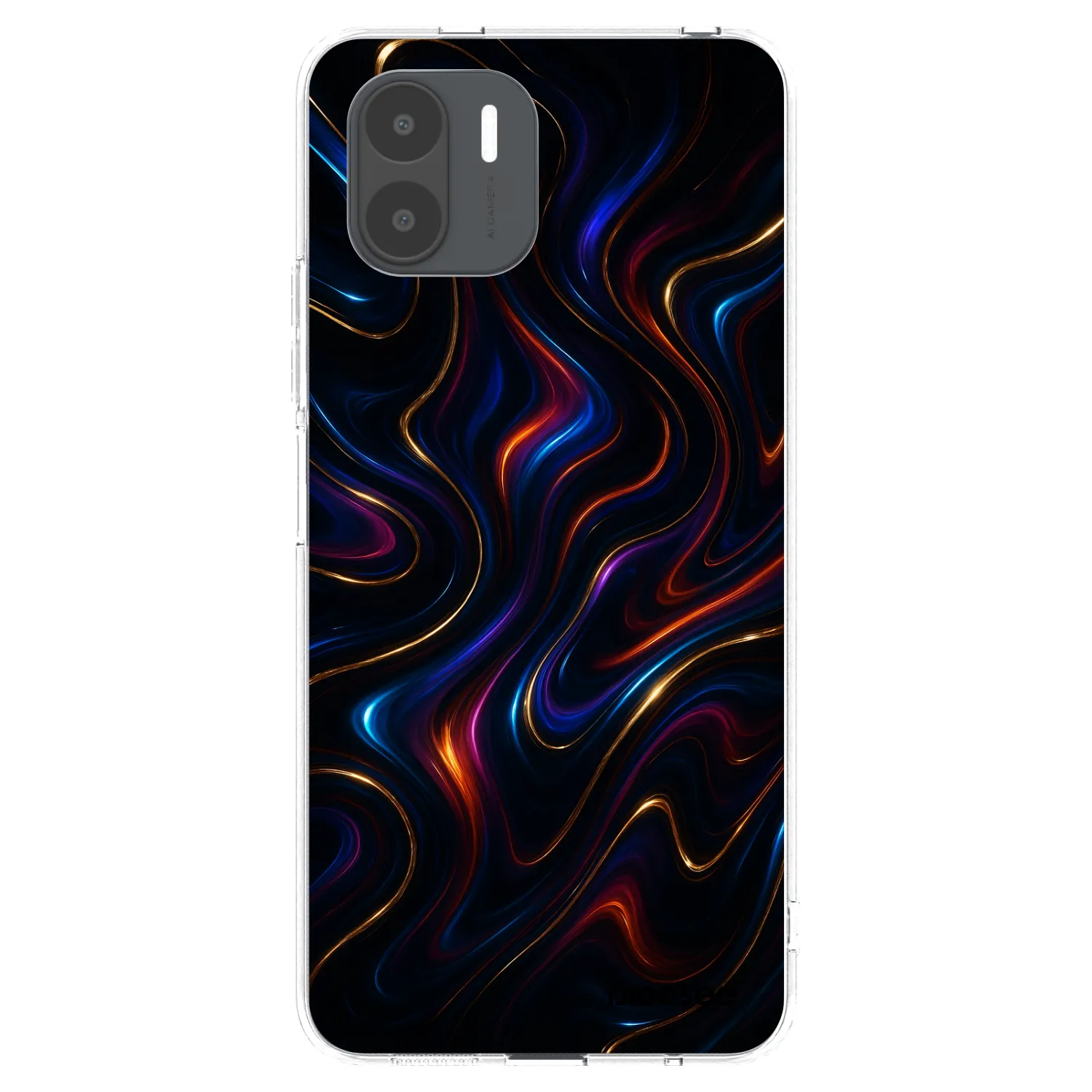 Picasee silikonowe przeźroczyste etui na Xiaomi Redmi A2 - Noir