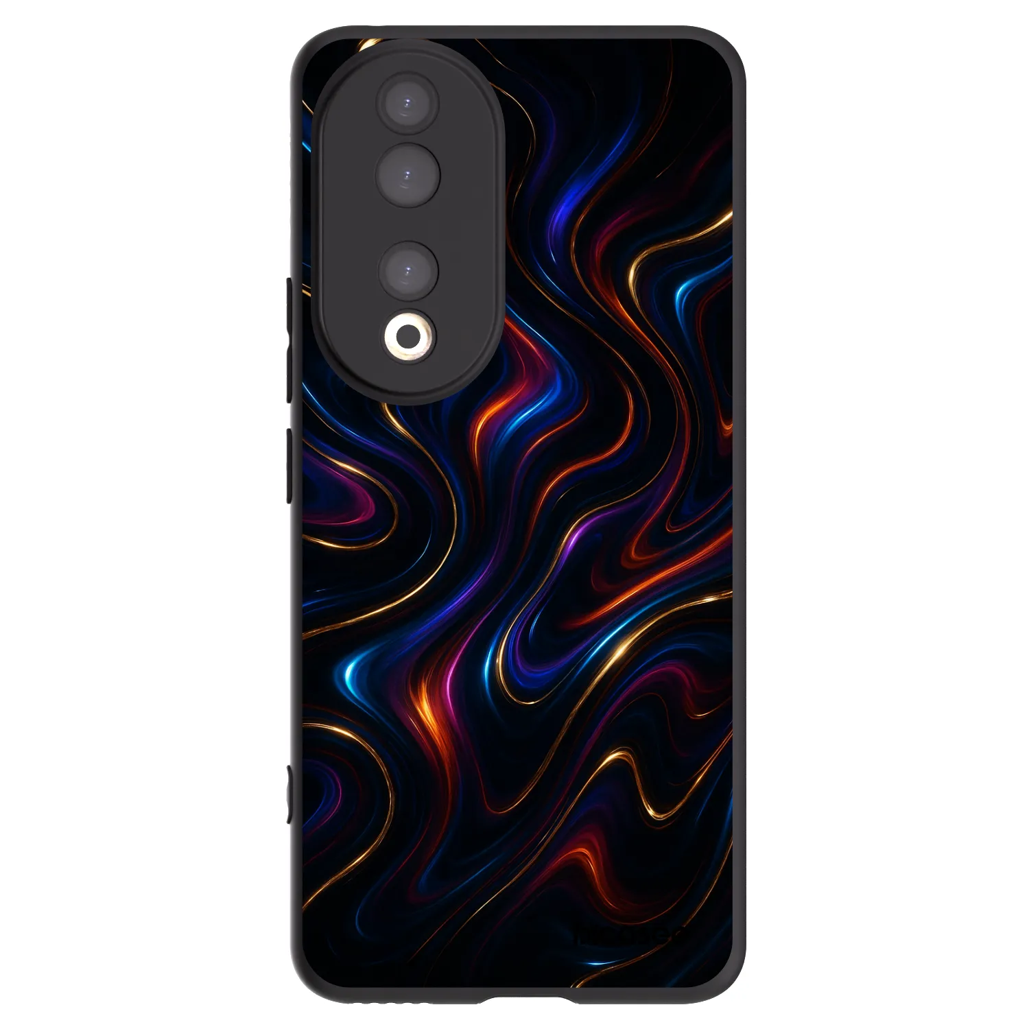 Picasee silikonowe czarne etui na Honor 90 5G - Noir
