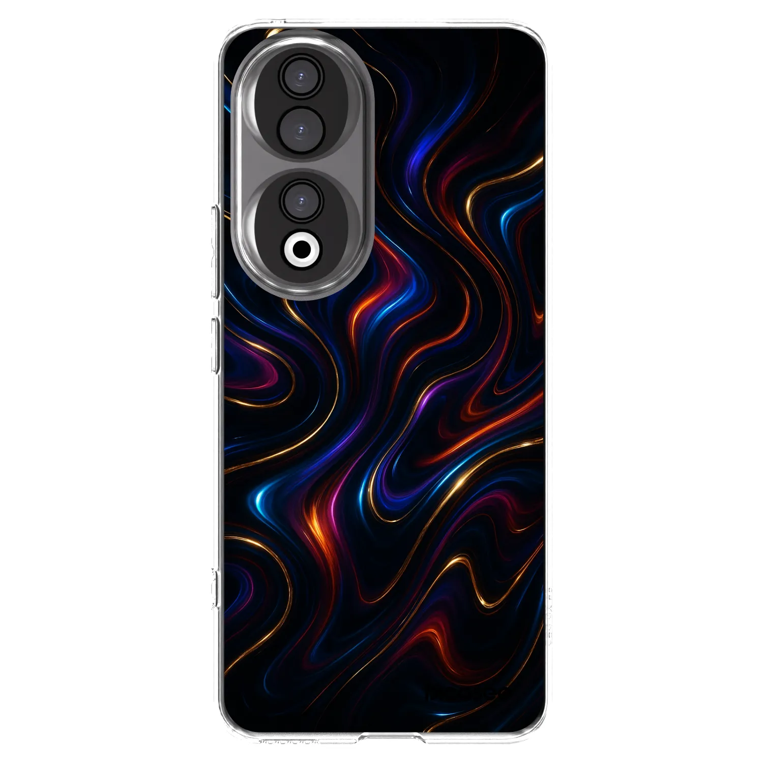 Picasee silikonowe przeźroczyste etui na Honor 90 5G - Noir