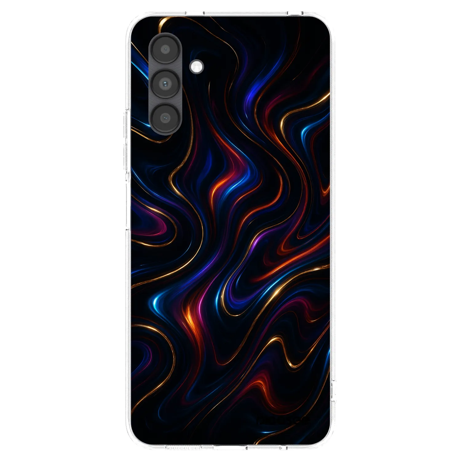 Picasee silikonowe przeźroczyste etui na Samsung Galaxy A04s A047F - Noir