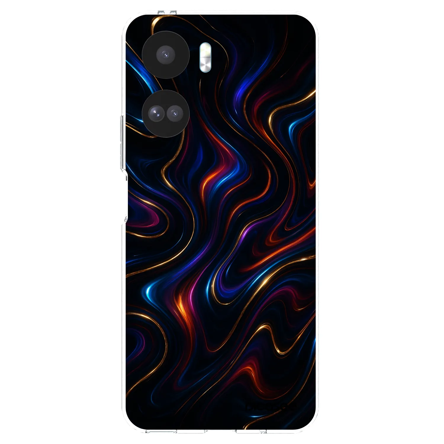 Picasee silikonowe przeźroczyste etui na Honor 90 Lite 5G - Noir