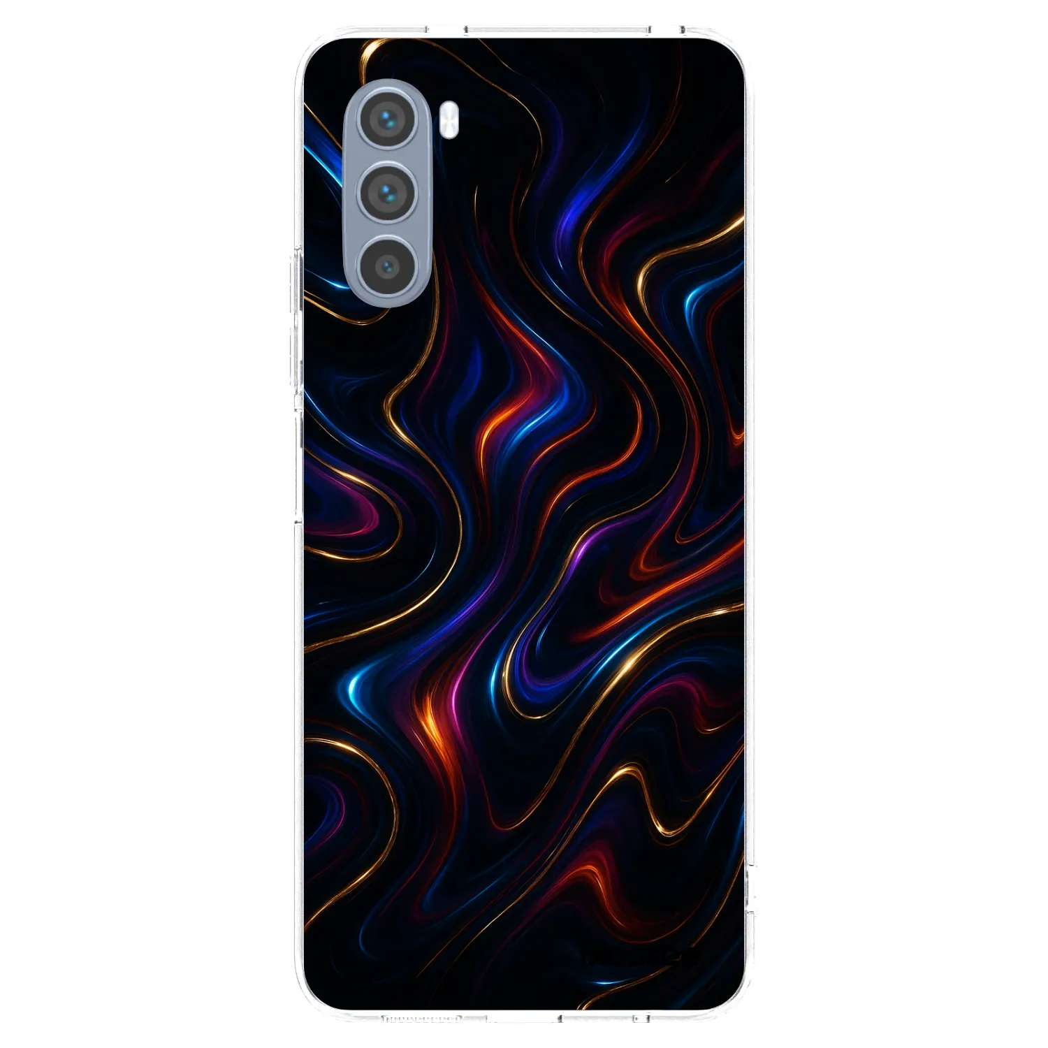 Picasee silikonowe przeźroczyste etui na Motorola Moto G62 - Noir