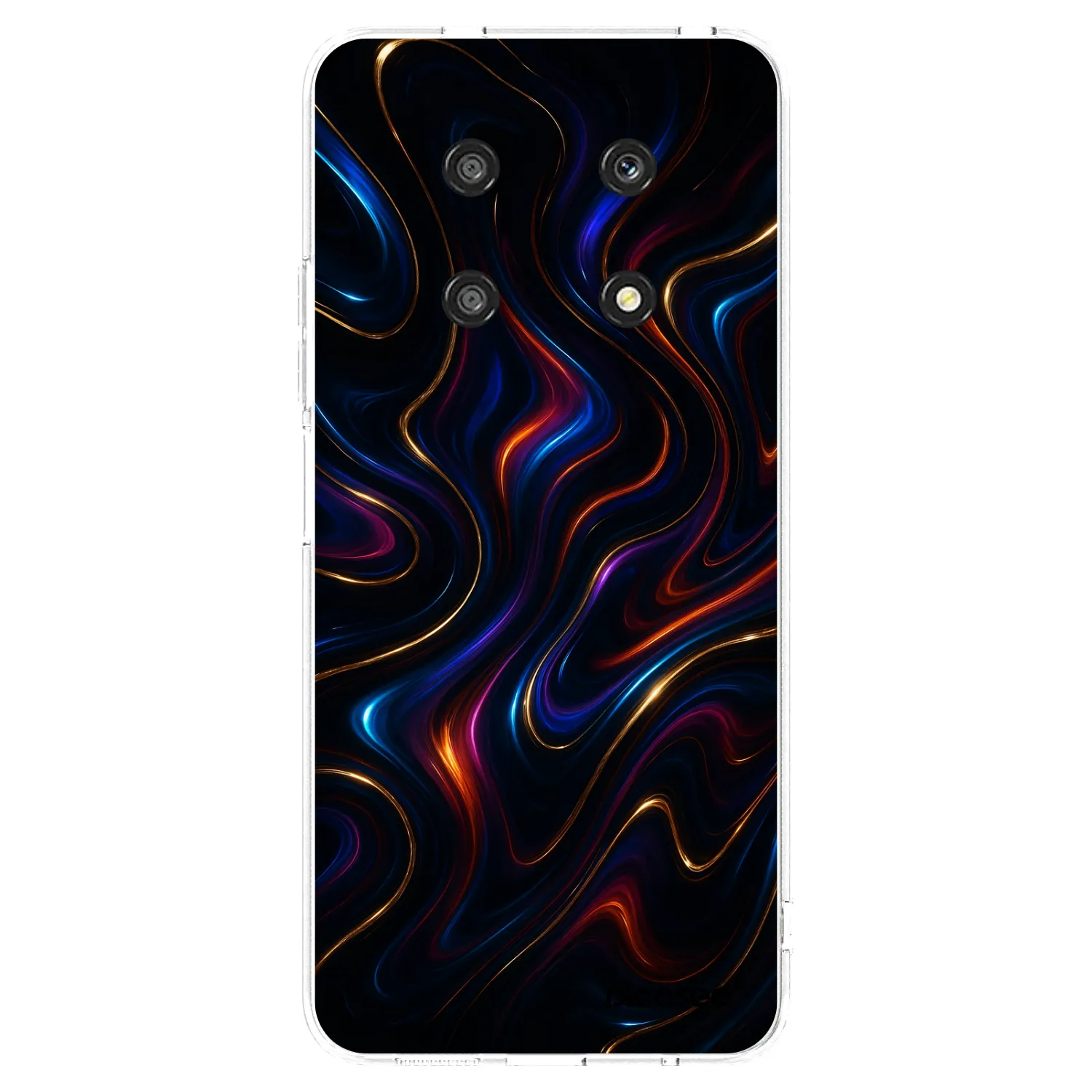 Picasee silikonowe przeźroczyste etui na Honor Magic4 Lite 5G - Noir