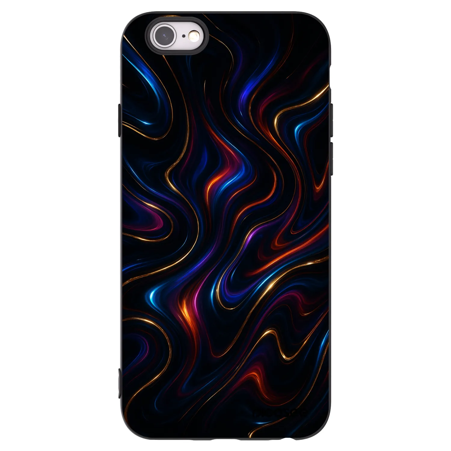 Picasee silikonowe czarne etui na Apple iPhone 6/6S - Noir