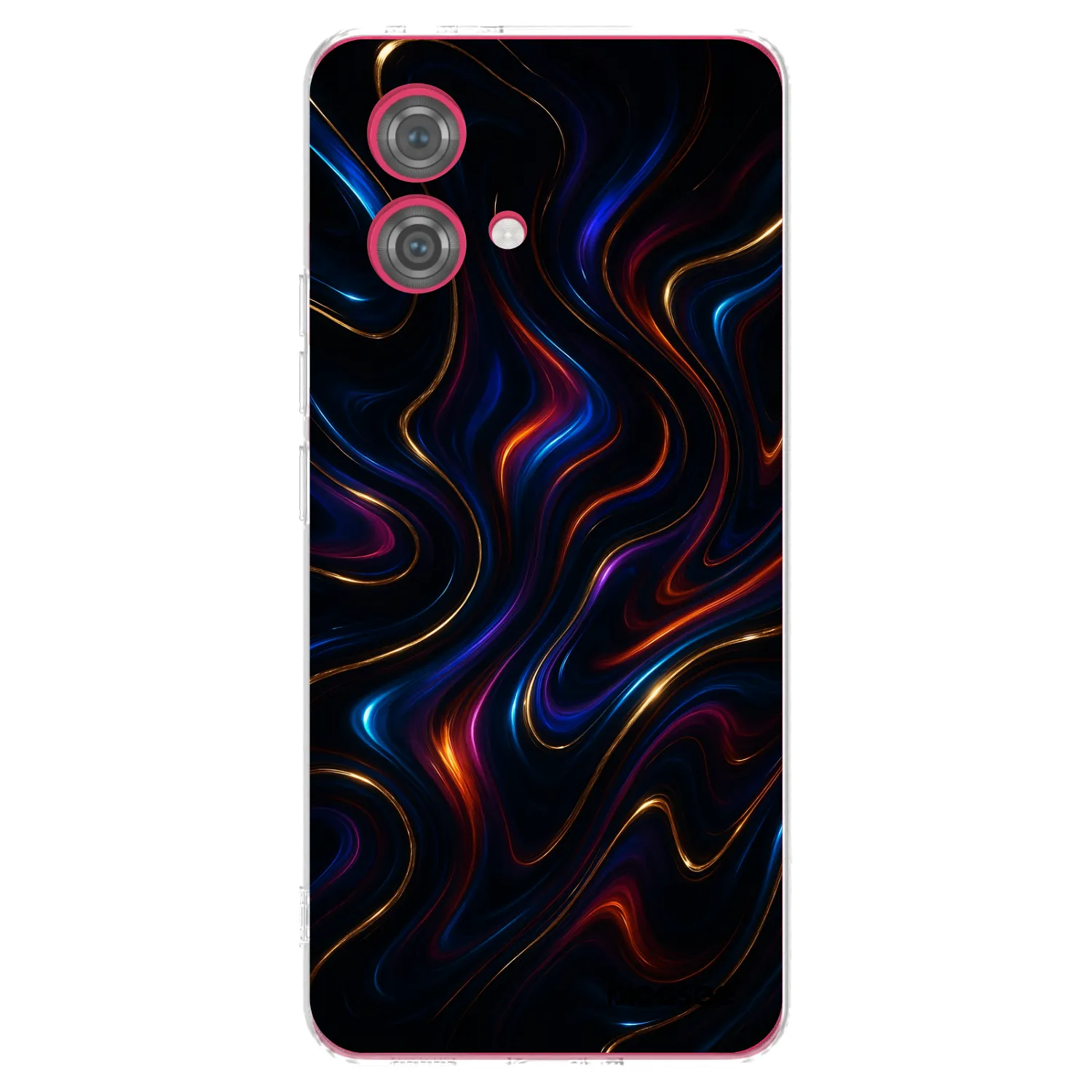 Picasee silikonowe przeźroczyste etui na Motorola Moto G84 5G - Noir