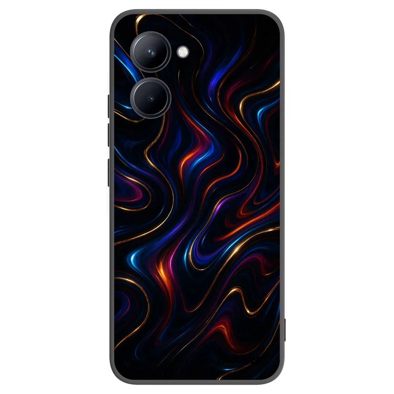 Picasee silikonowe czarne etui na Realme C33 (2023) - Noir