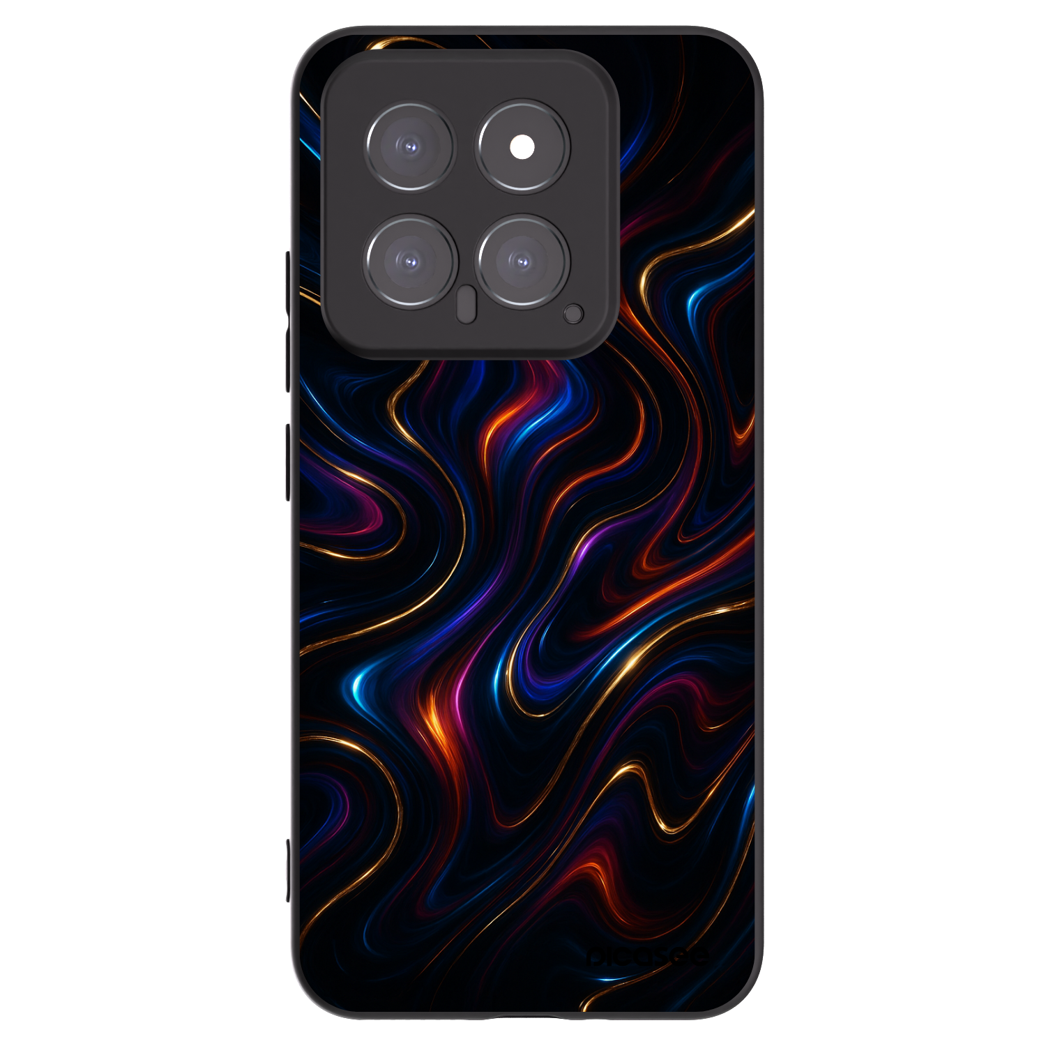 Picasee silikonowe czarne etui na Xiaomi 14 - Noir