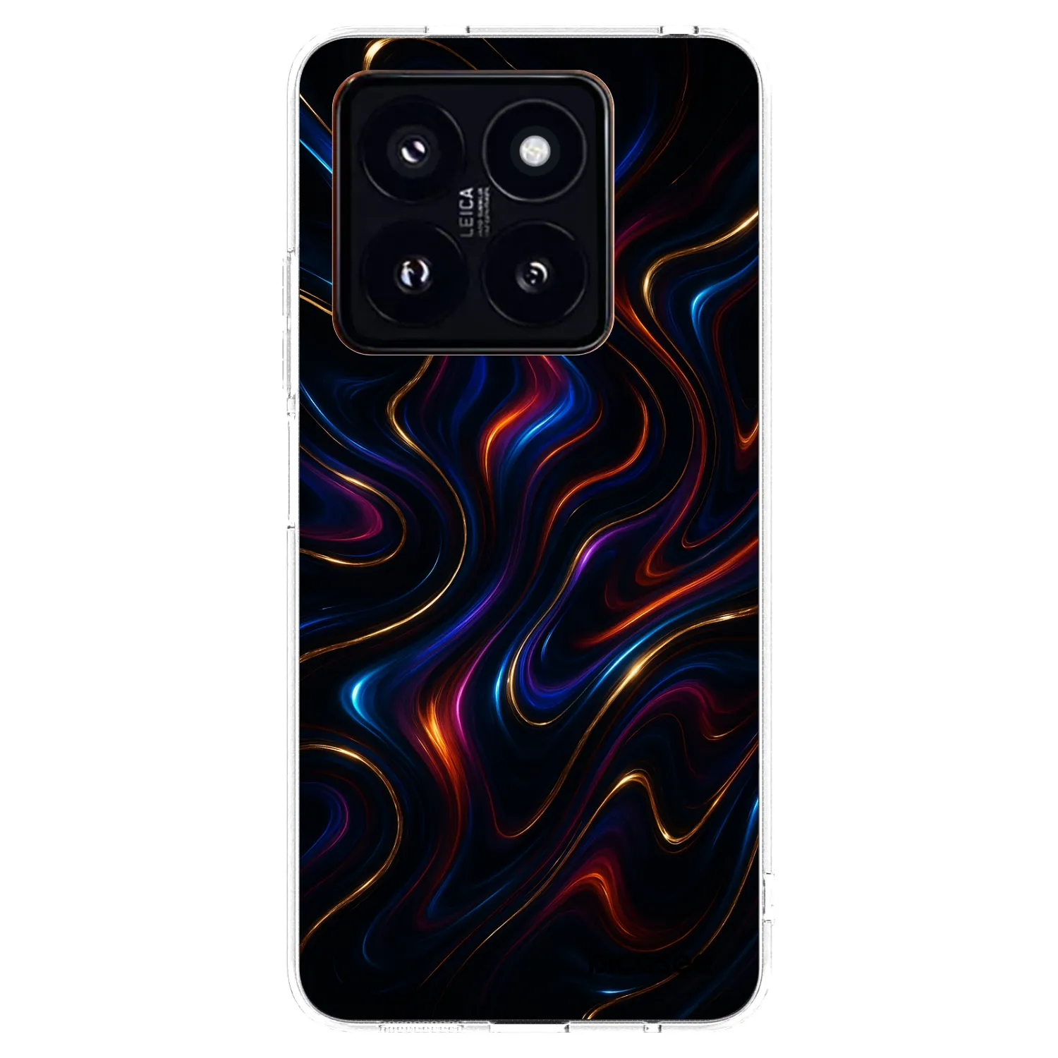 Picasee silikonowe przeźroczyste etui na Xiaomi 14 Pro - Noir
