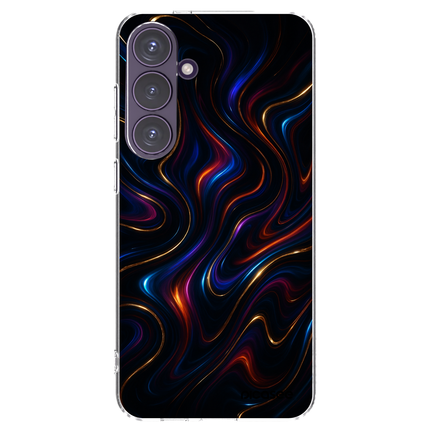 Picasee silikonowe przeźroczyste etui na Samsung Galaxy S24+ S926B 5G - Noir
