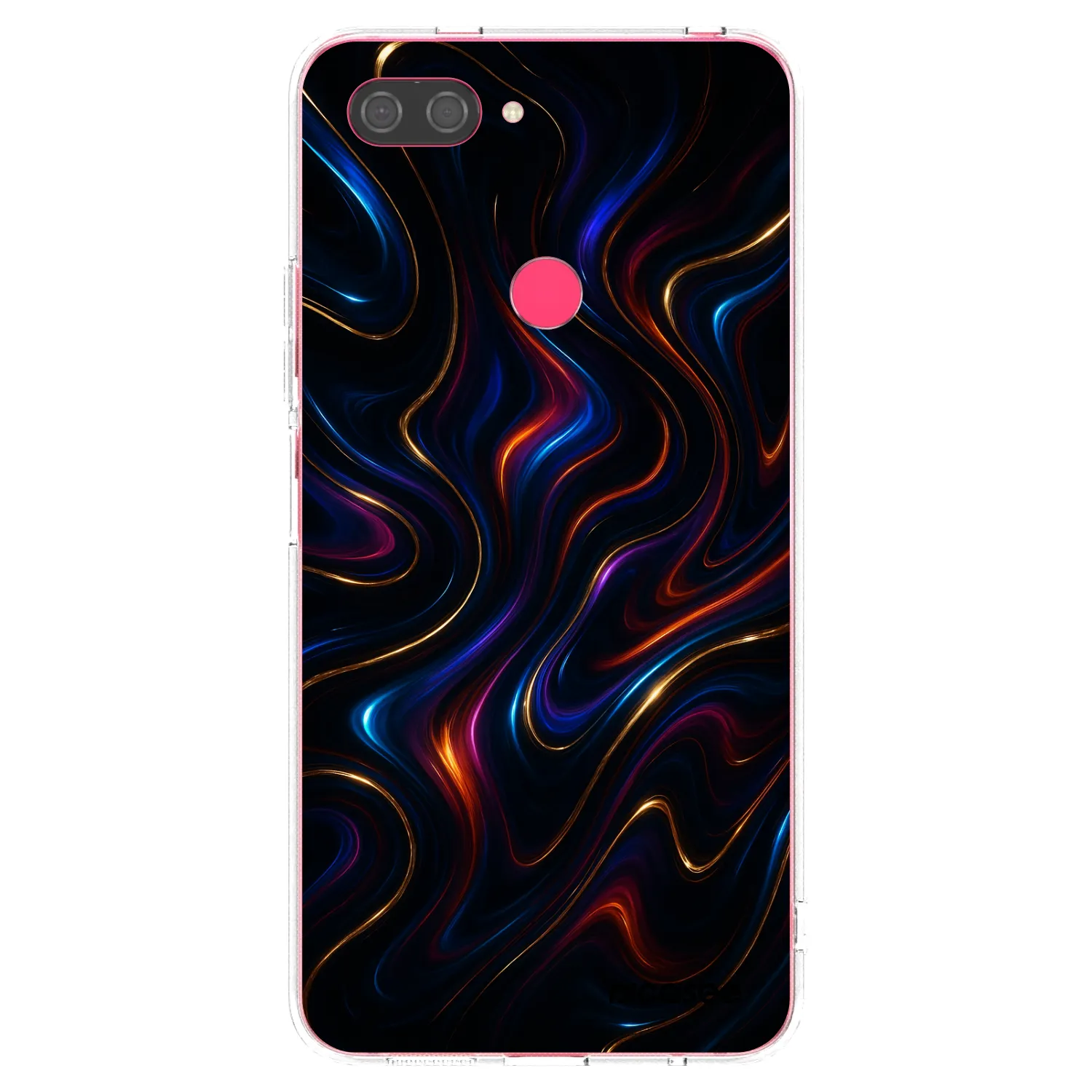 Picasee silikonowe przeźroczyste etui na Xiaomi Mi 8 Lite - Noir